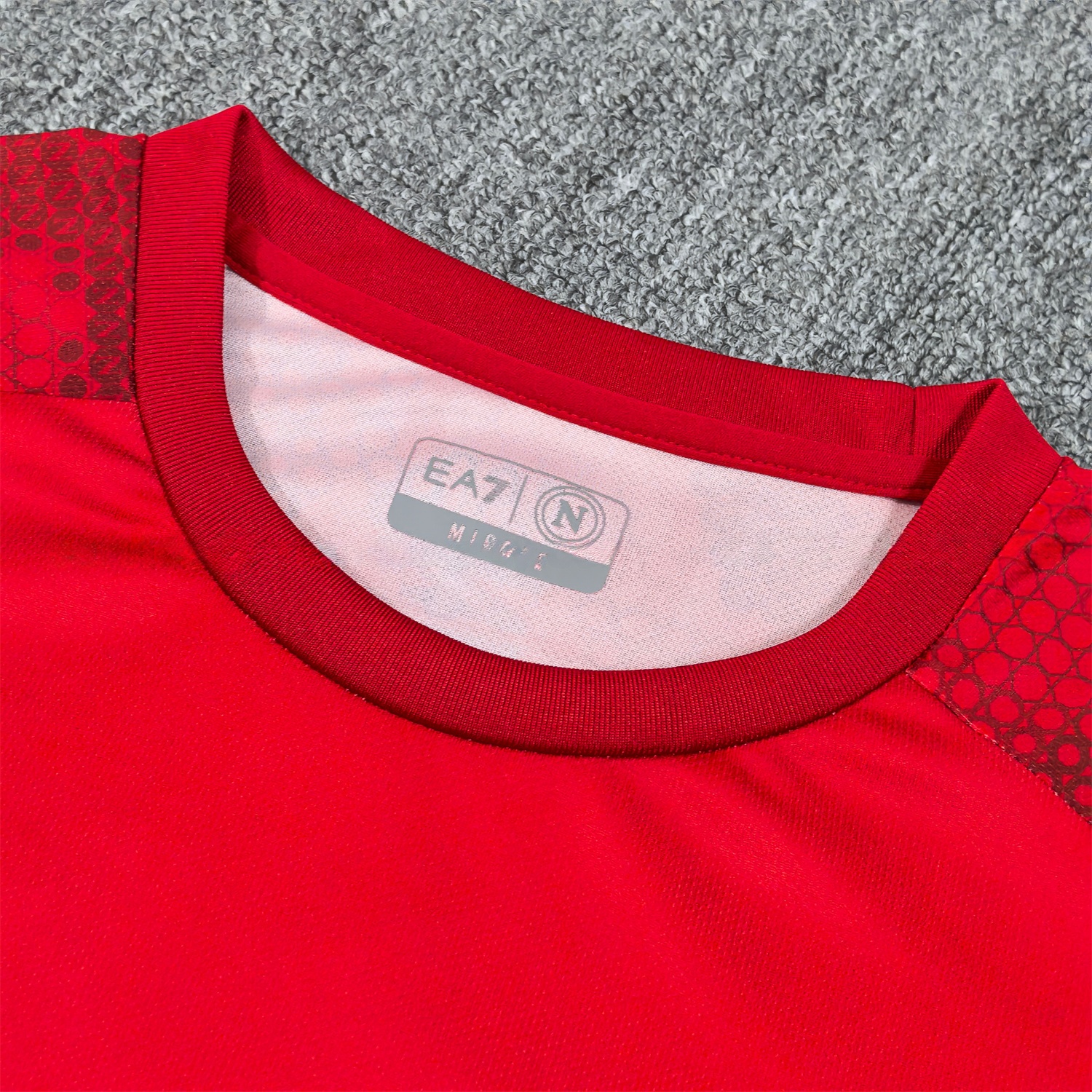 Napoli 24-25 Red Pre-Match Training Jersey - Fans Version - ReplicasJersey