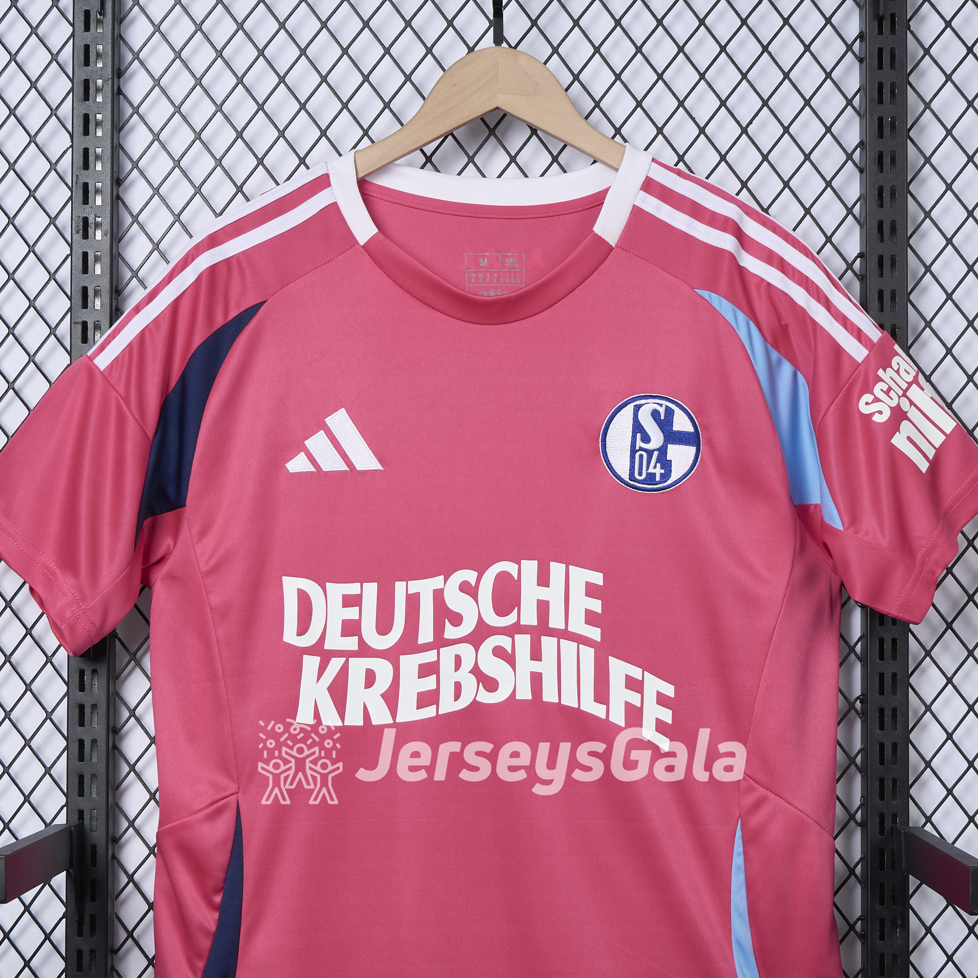 Schalke 04 24-25 GK Pink October Jersey - Fans Version - ReplicasJersey