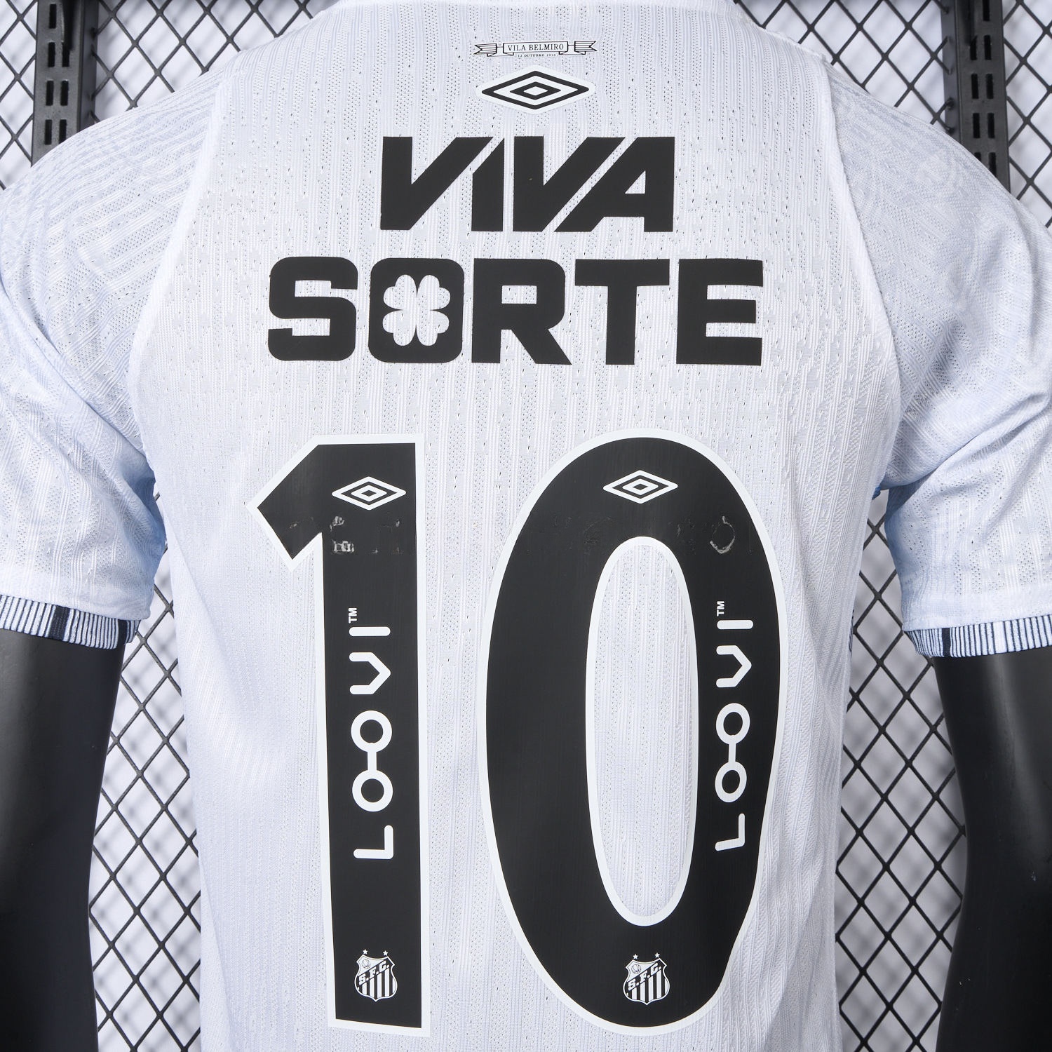 Santos 24-25 Home Jersey With Sponsors - Player Version - ReplicasJersey