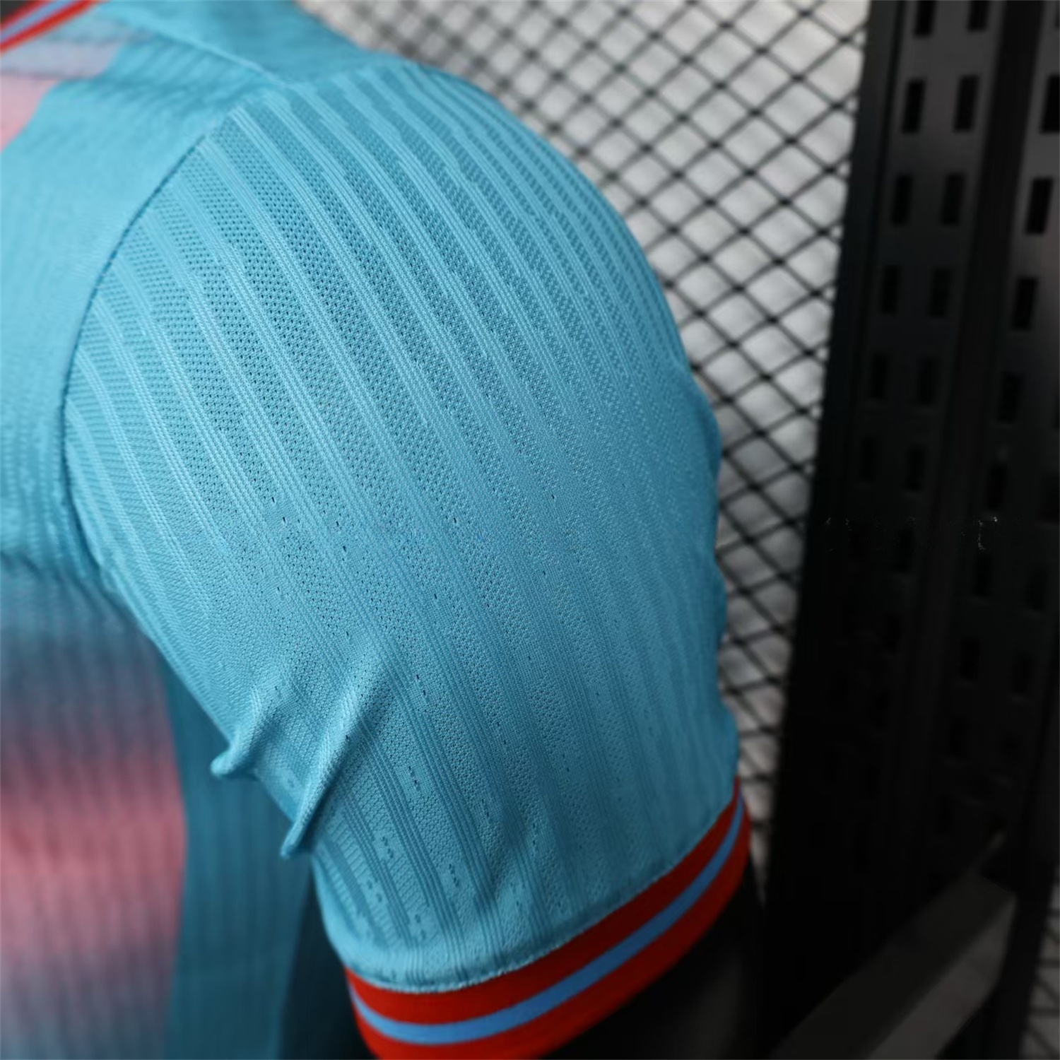 B.A.R.S.A 25-26 Orange Logo Pink & Light Blue Special Jersey - Player Version - ReplicasJersey