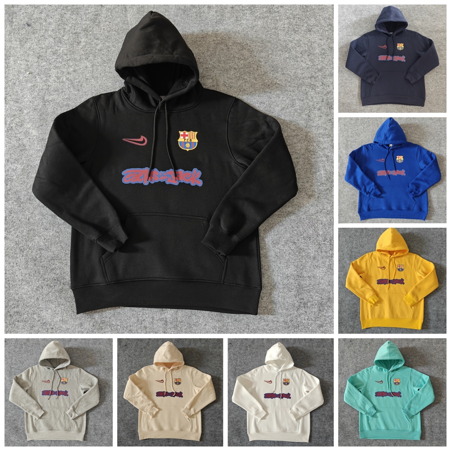 B.A.R.S.A x Travis Scott Team Logo On Both Sides Unisex Pullover Hoodie - ReplicasJersey