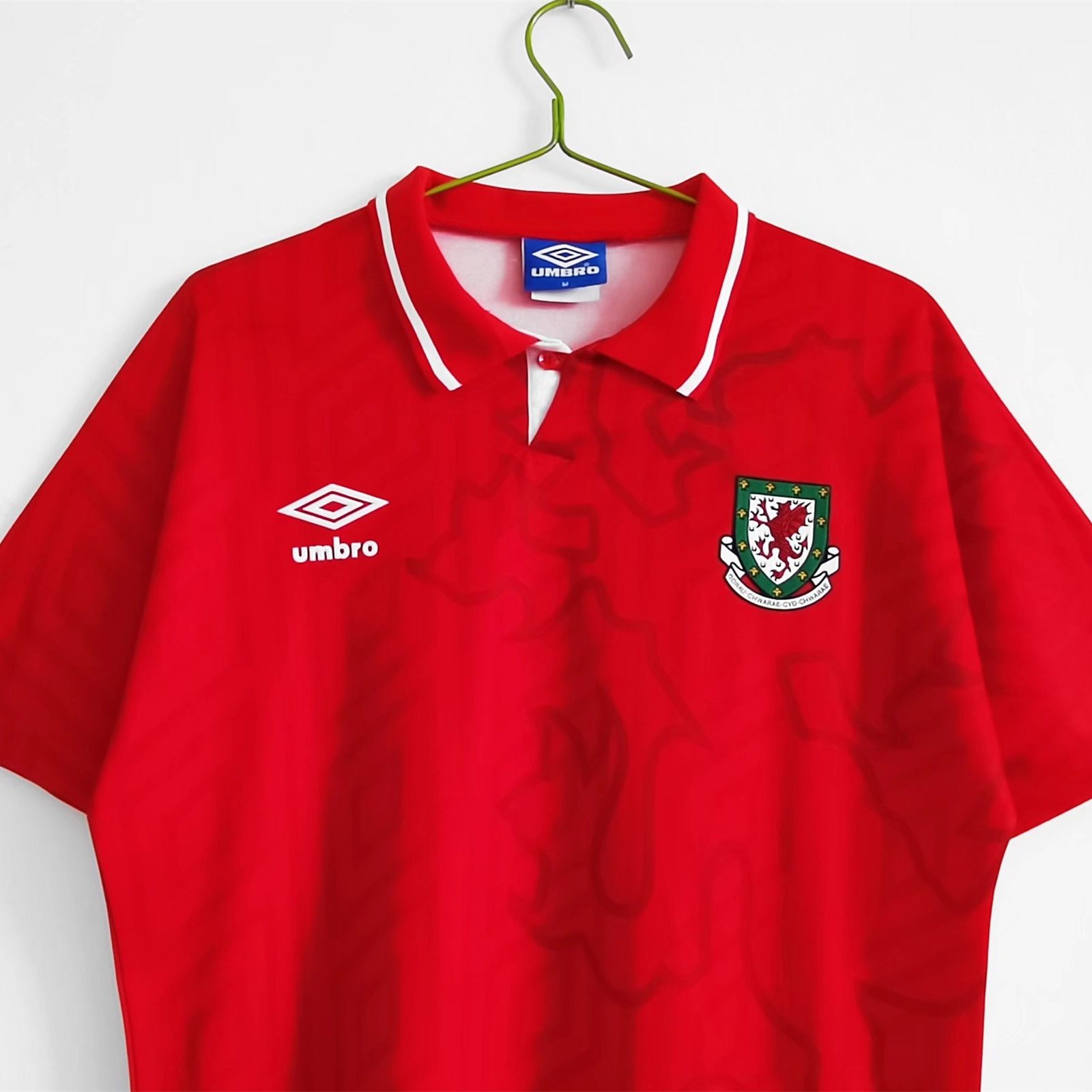 Retro Wales 1992 Home Stadium Jersey - ReplicasJersey