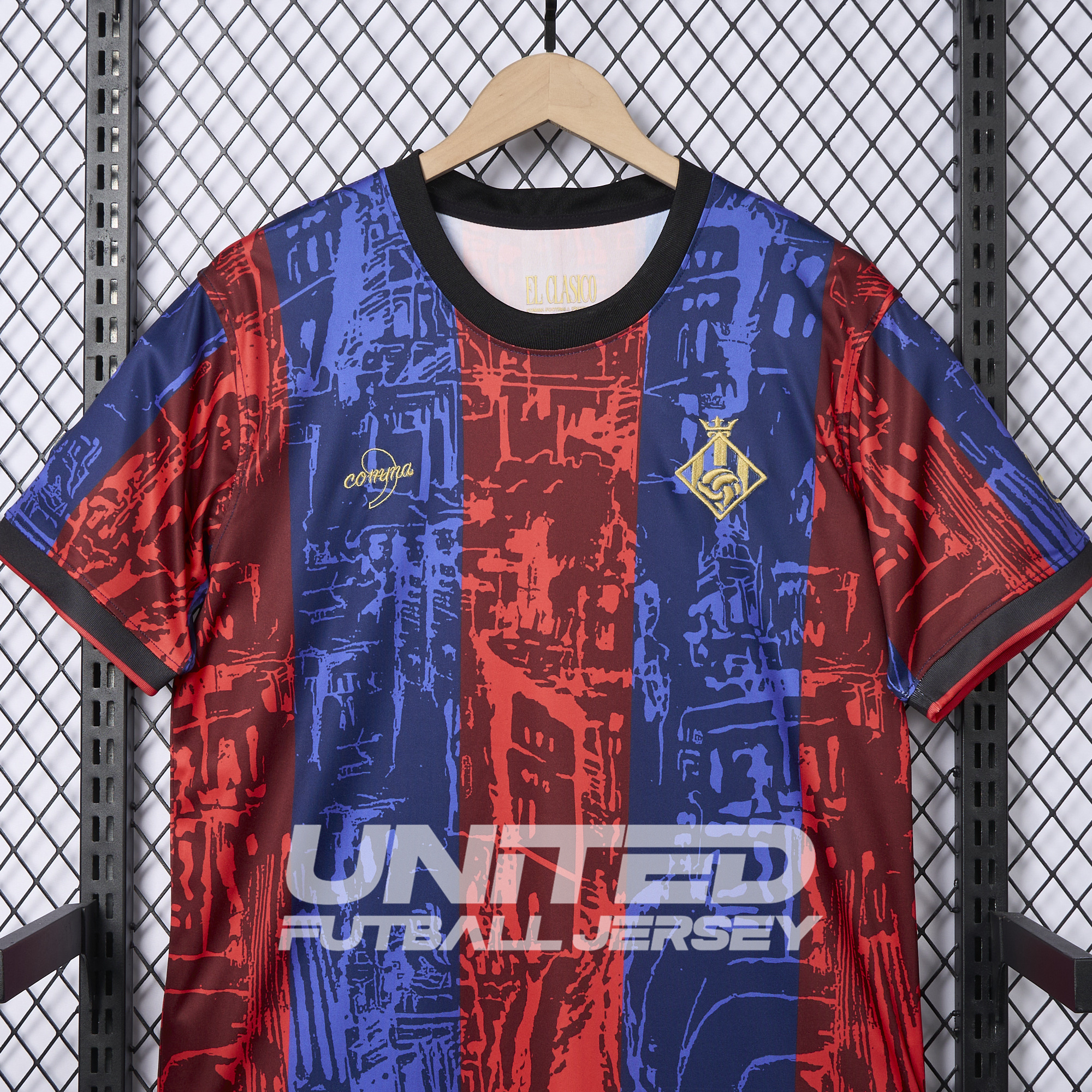 B.A.R.S.A 2024-25 COMMA Messi Jersey - Fans Version - ReplicasJersey
