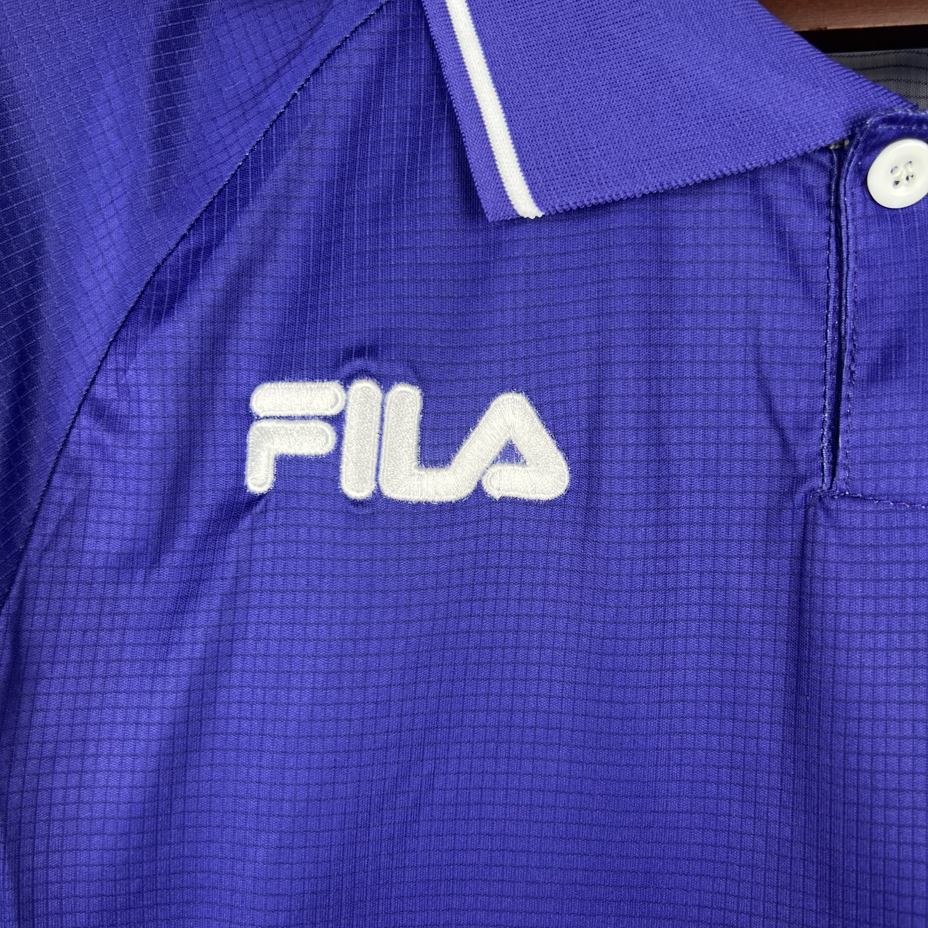 Retro Fiorentina 1998 Home Stadium Long Sleeve Jersey - ReplicasJersey