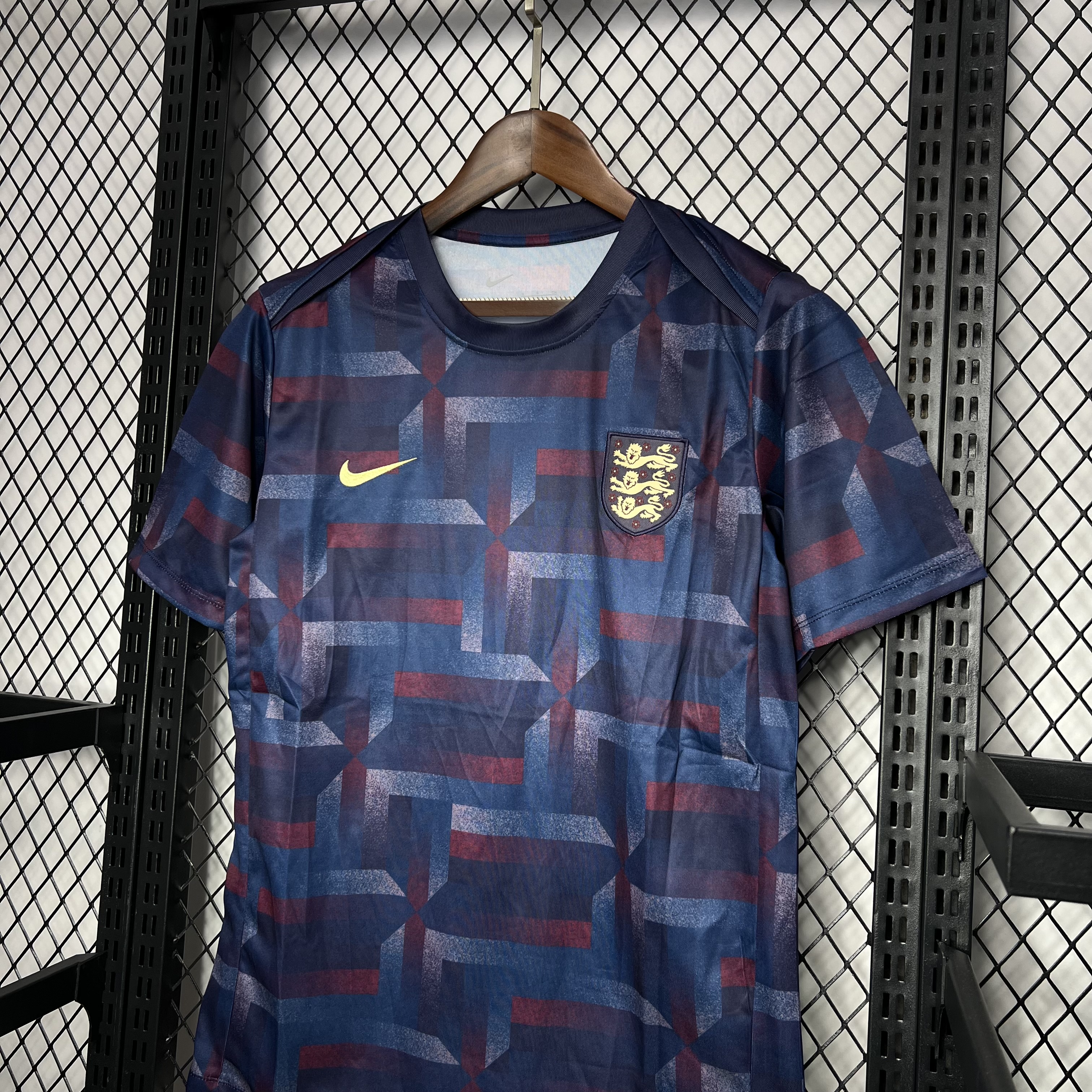 England 2024 Pre-match Training Jersey - Fans Version - ReplicasJersey