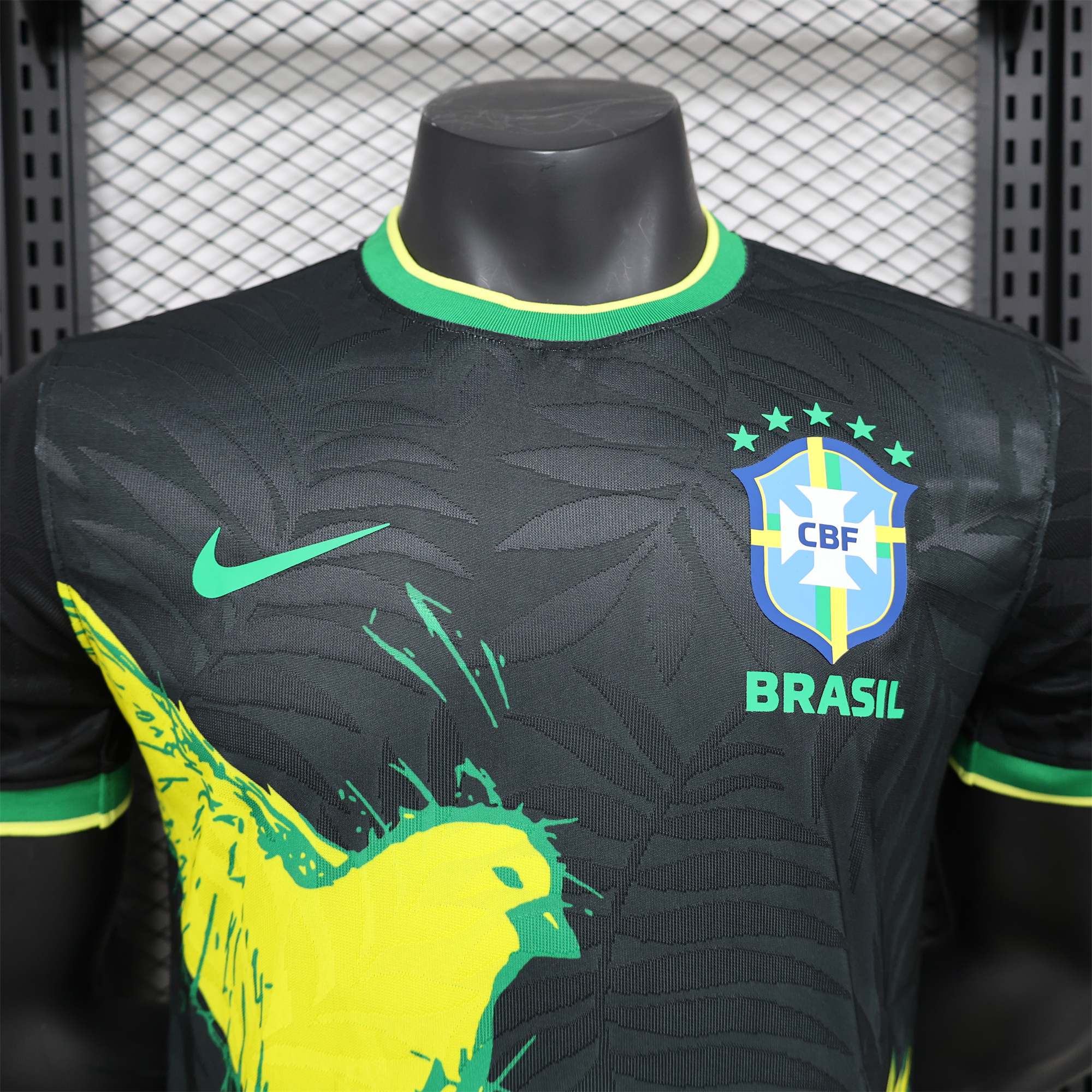 Brazil 2024 Black Dove Special Edition Jersey - Player Version - ReplicasJersey