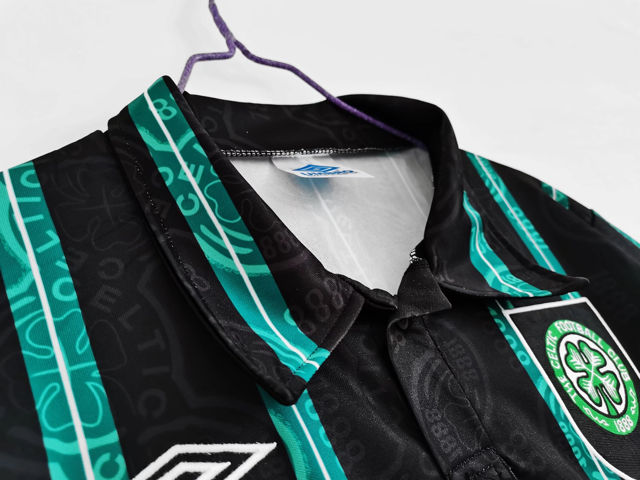 Retro Celtic 1992-93 Away Stadium Jersey - ReplicasJersey