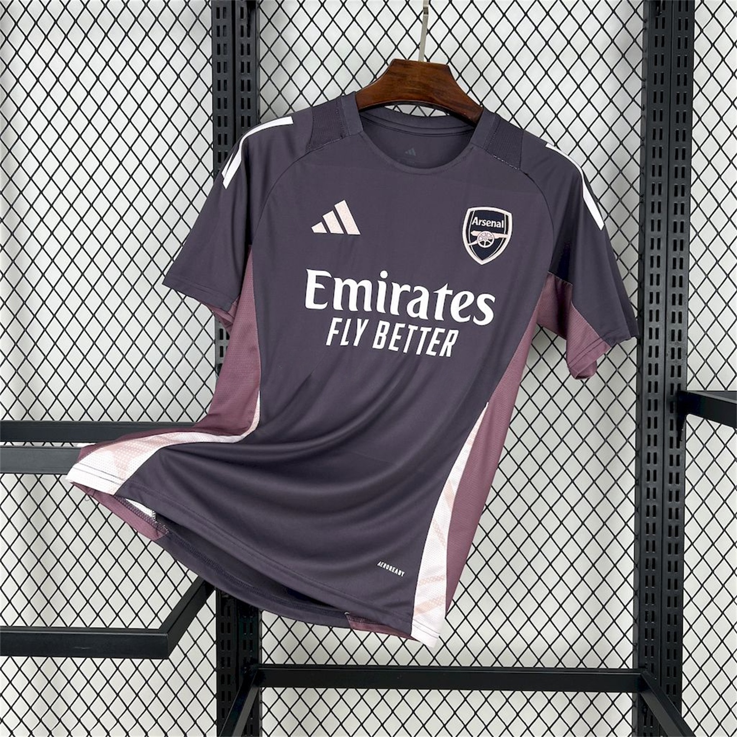 Arsenal 24-25 Deep Purple Training Jersey - Fans Version - ReplicasJersey