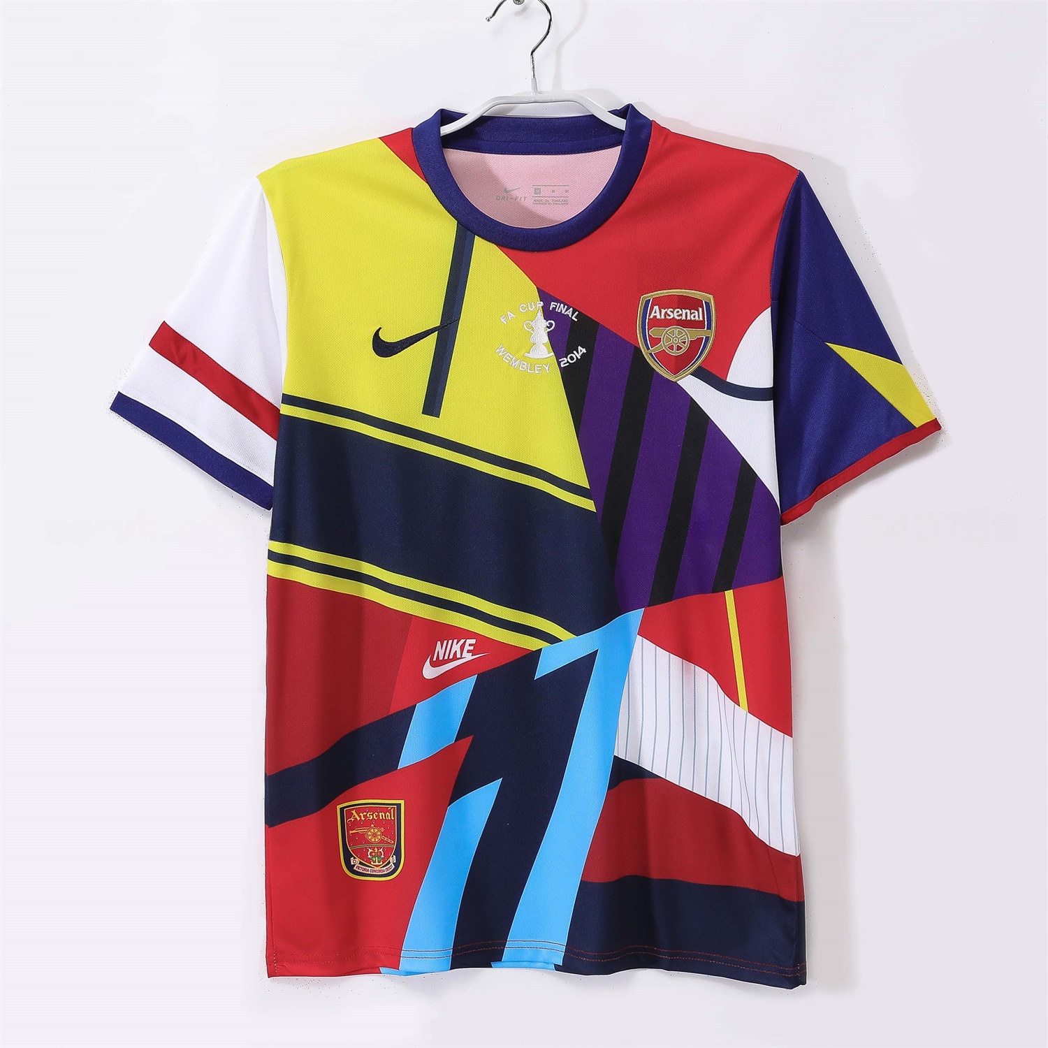 Retro Arsenal 2014 FA CUP Trophy Commemorative Jersey - ReplicasJersey