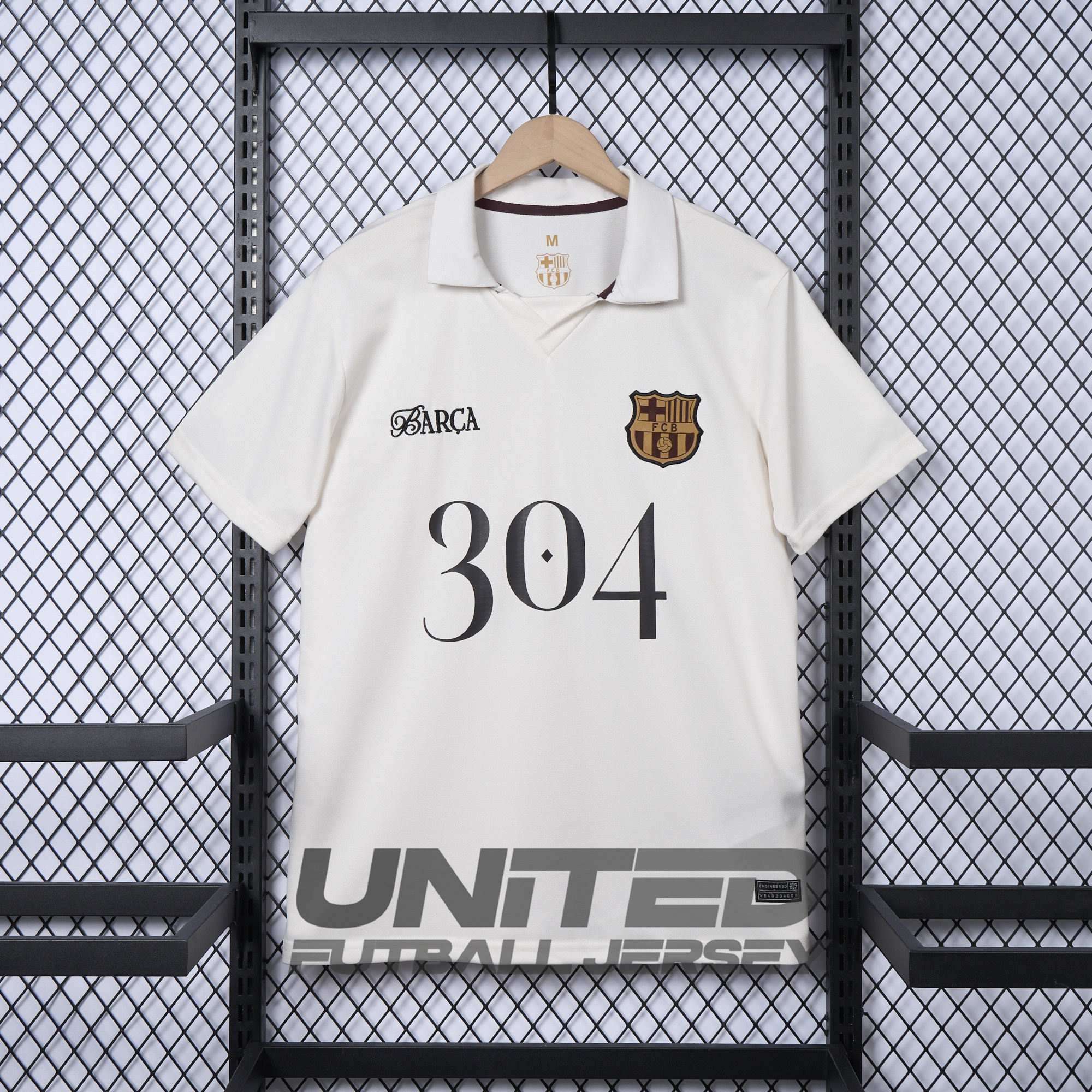 B.A.R.S.A 24-25 Yamal Anniversary White Jersey - Fans Version - ReplicasJersey