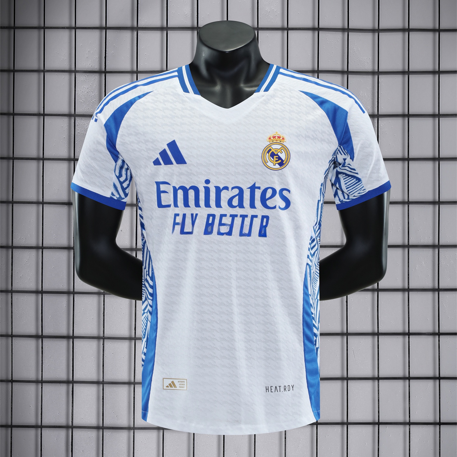 Real Madrid 25-26 Blue Edge Special Edition Jersey - Player Version - ReplicasJersey