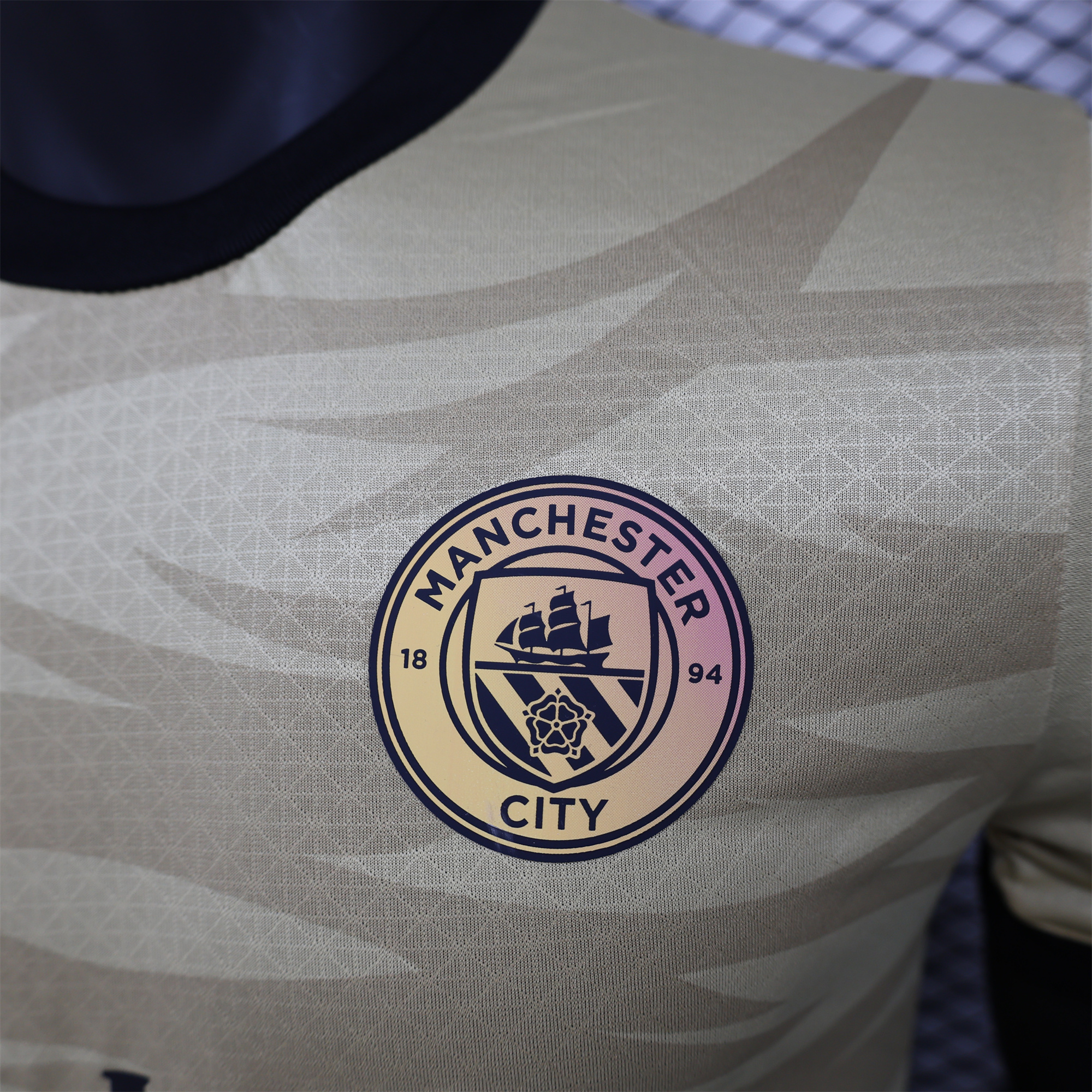 Manchester City 24-25 Gold and Black Loong Jersey - Player Version - ReplicasJersey