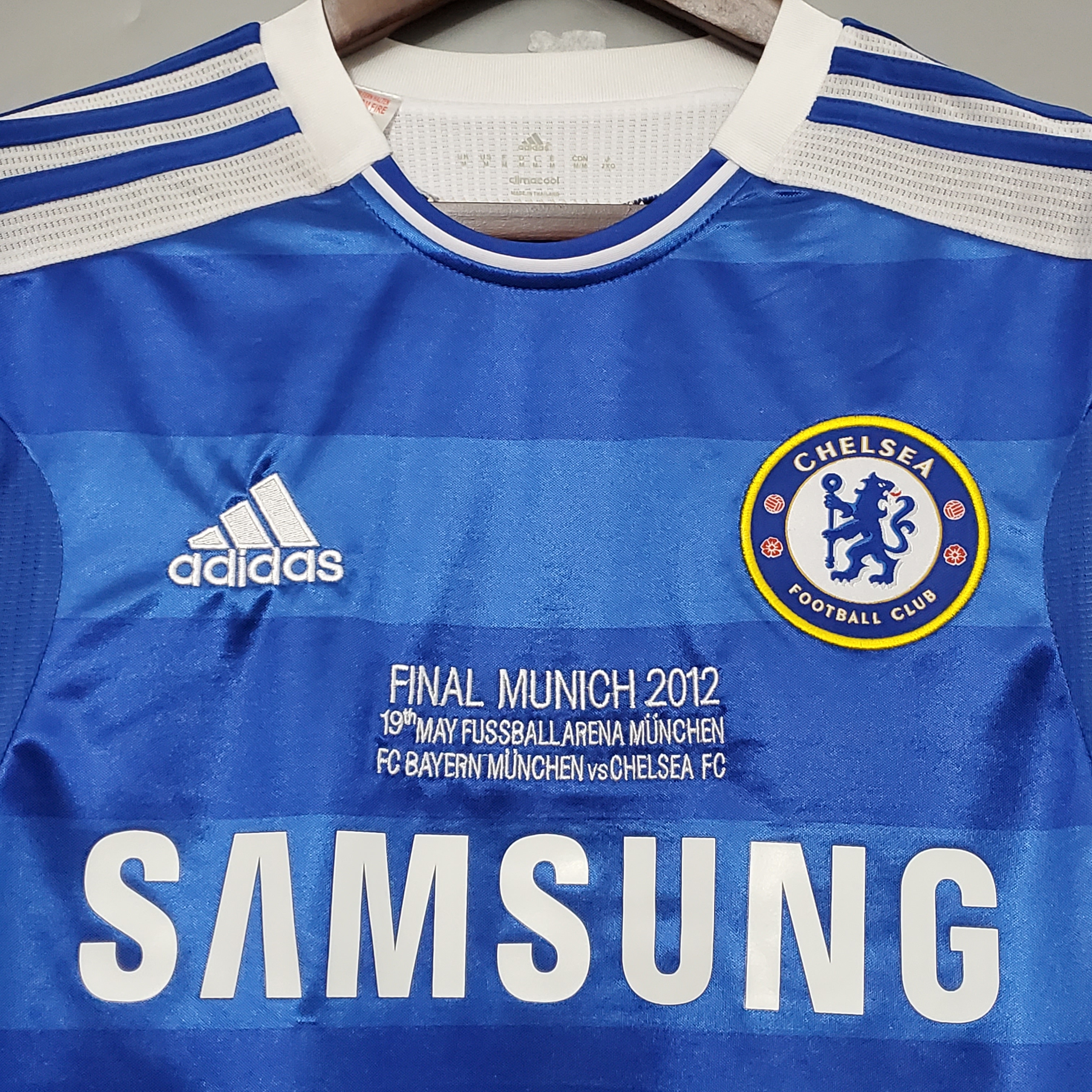 Retro CHELSEA 2011-12 Home Stadium Jersey - Champions League Final - ReplicasJersey