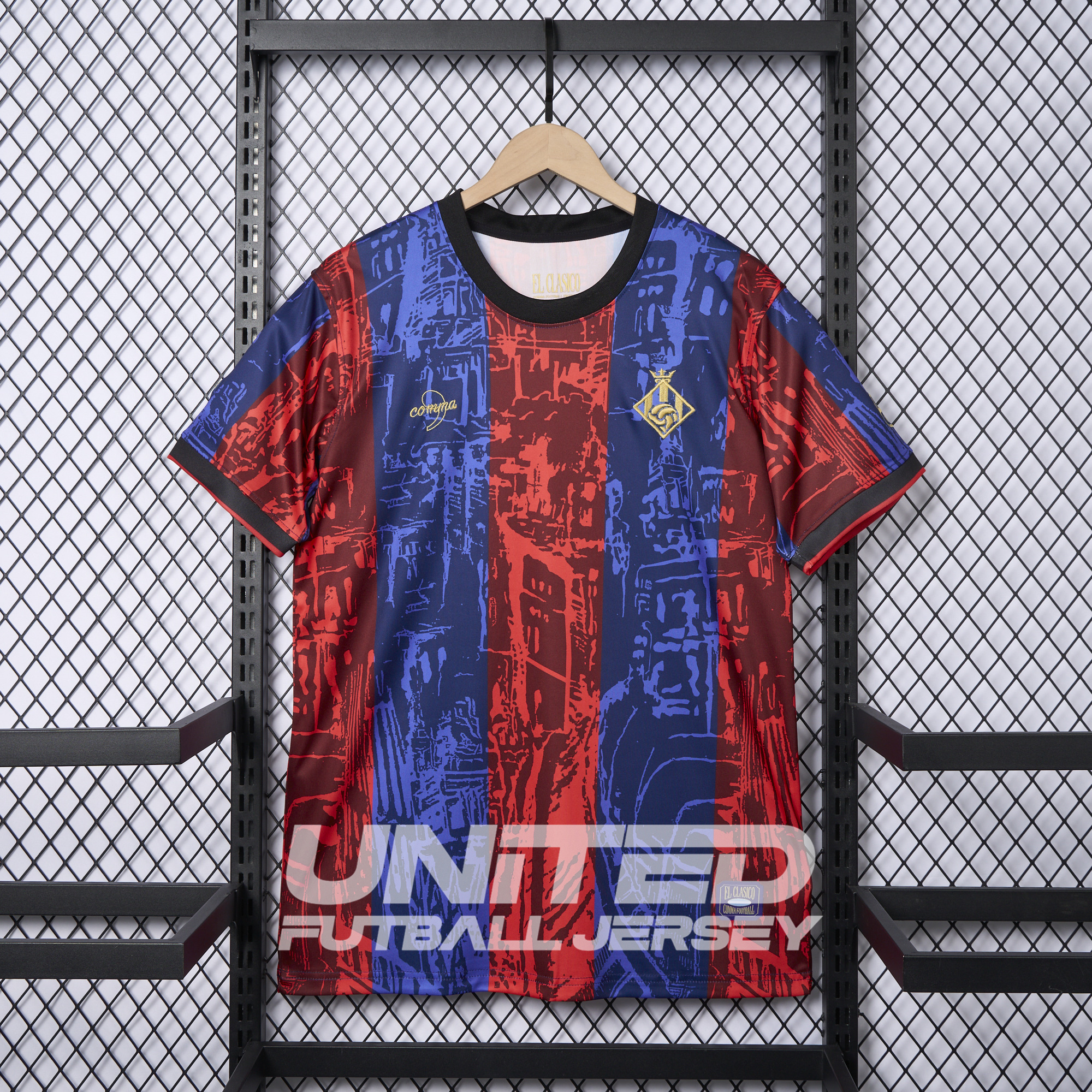 B.A.R.S.A 2024-25 COMMA Messi Jersey - Fans Version - ReplicasJersey