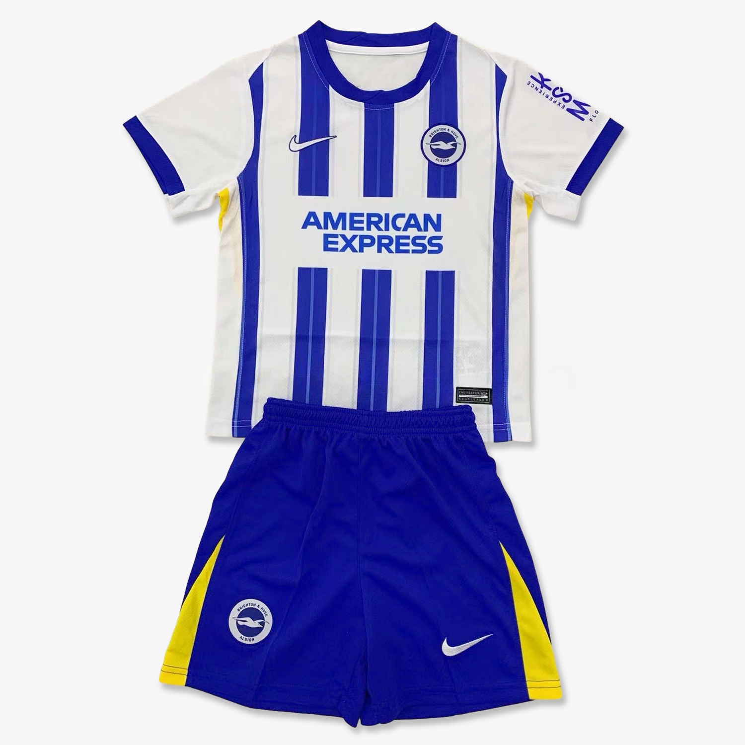 B.r.i.g.h.t.o.n 24-25 Home Men's Adult Jersey Set - Fans Version - ReplicasJersey