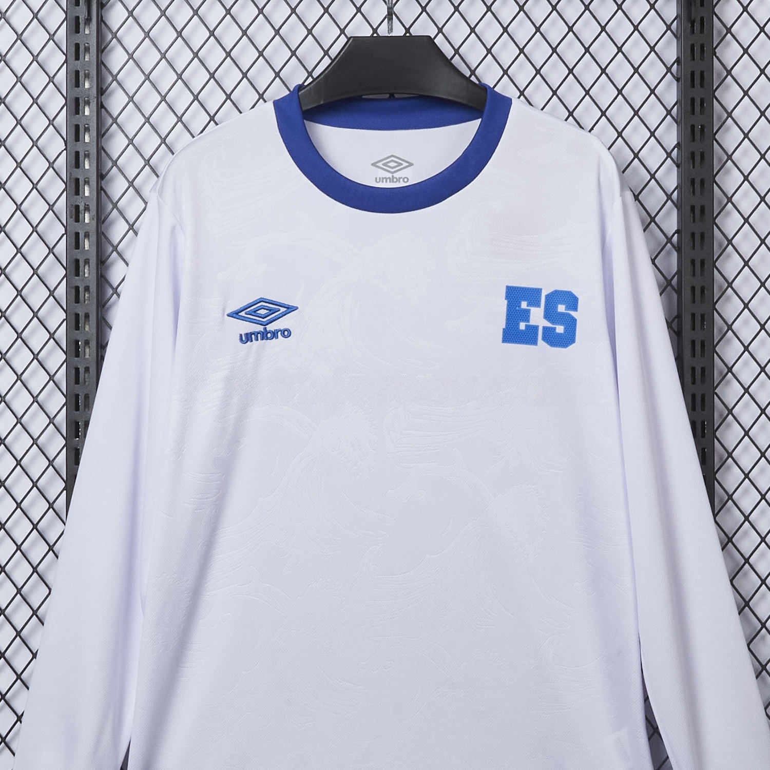 El Salvador 2025-26 Away Long Sleeve Jersey - Fans Version - ReplicasJersey