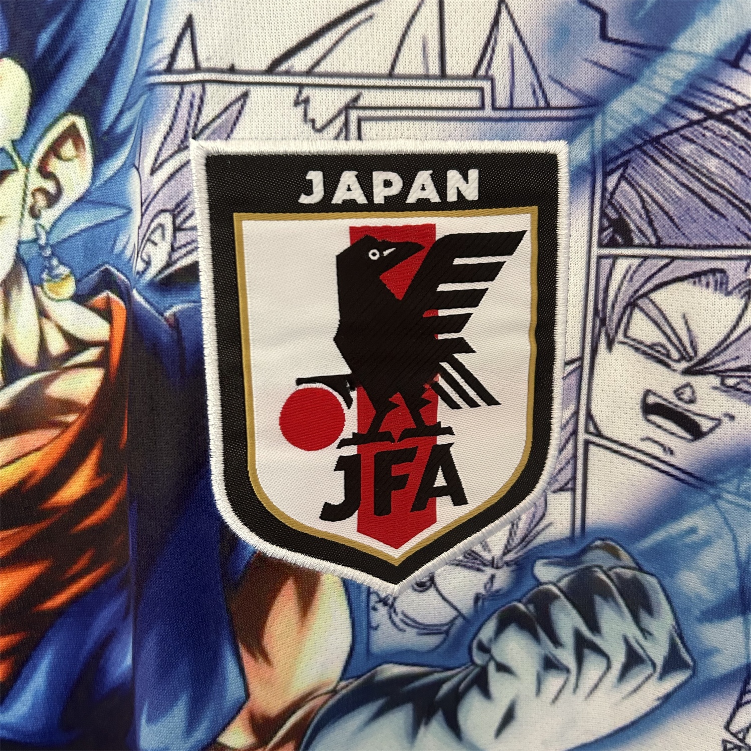 Japan 25-26 Blue Goku Black & White Background Special Jersey - Fans Version - ReplicasJersey