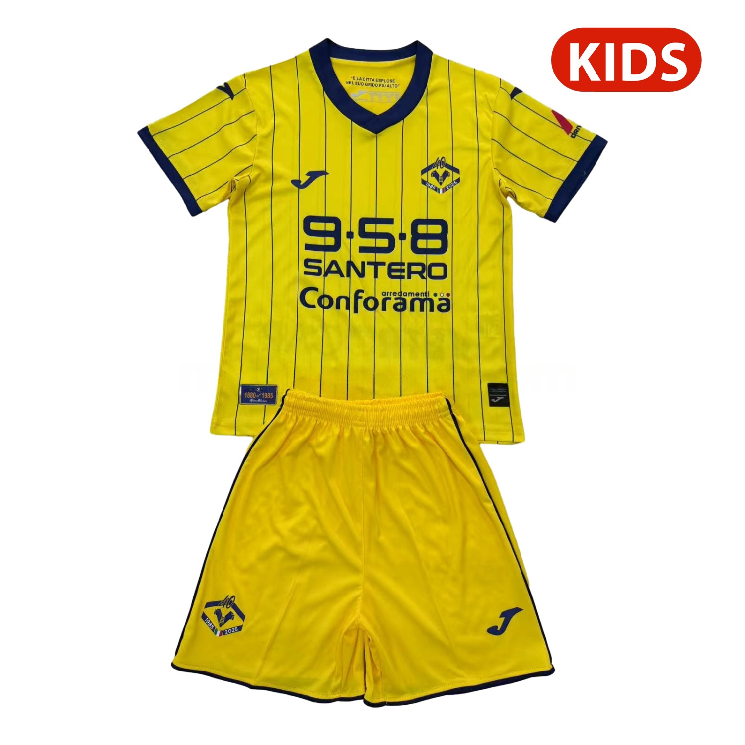 Hellas Verona 24-25 Scudetto 40 Years Commemorative Kids Kit - ReplicasJersey