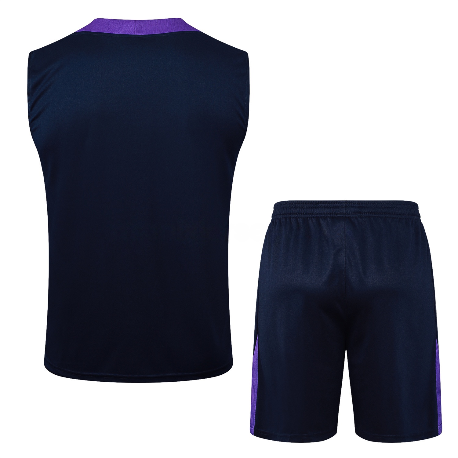 Corinthians 25-26 Vest Training Set - Deep Blue Black Vest and Shorts - ReplicasJersey