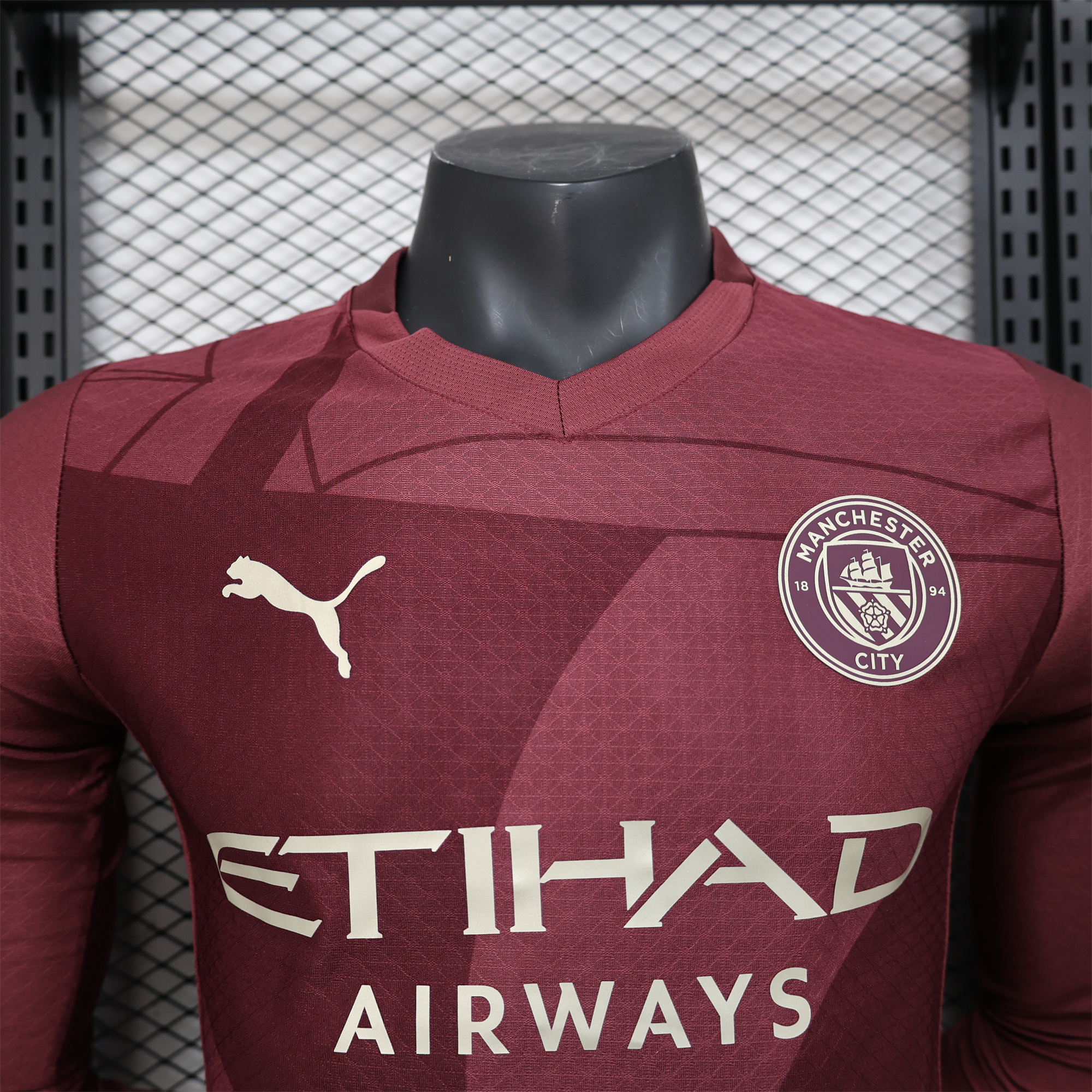 Manchester City 24-25 Third Long Sleeves Jersey - Player Version - ReplicasJersey