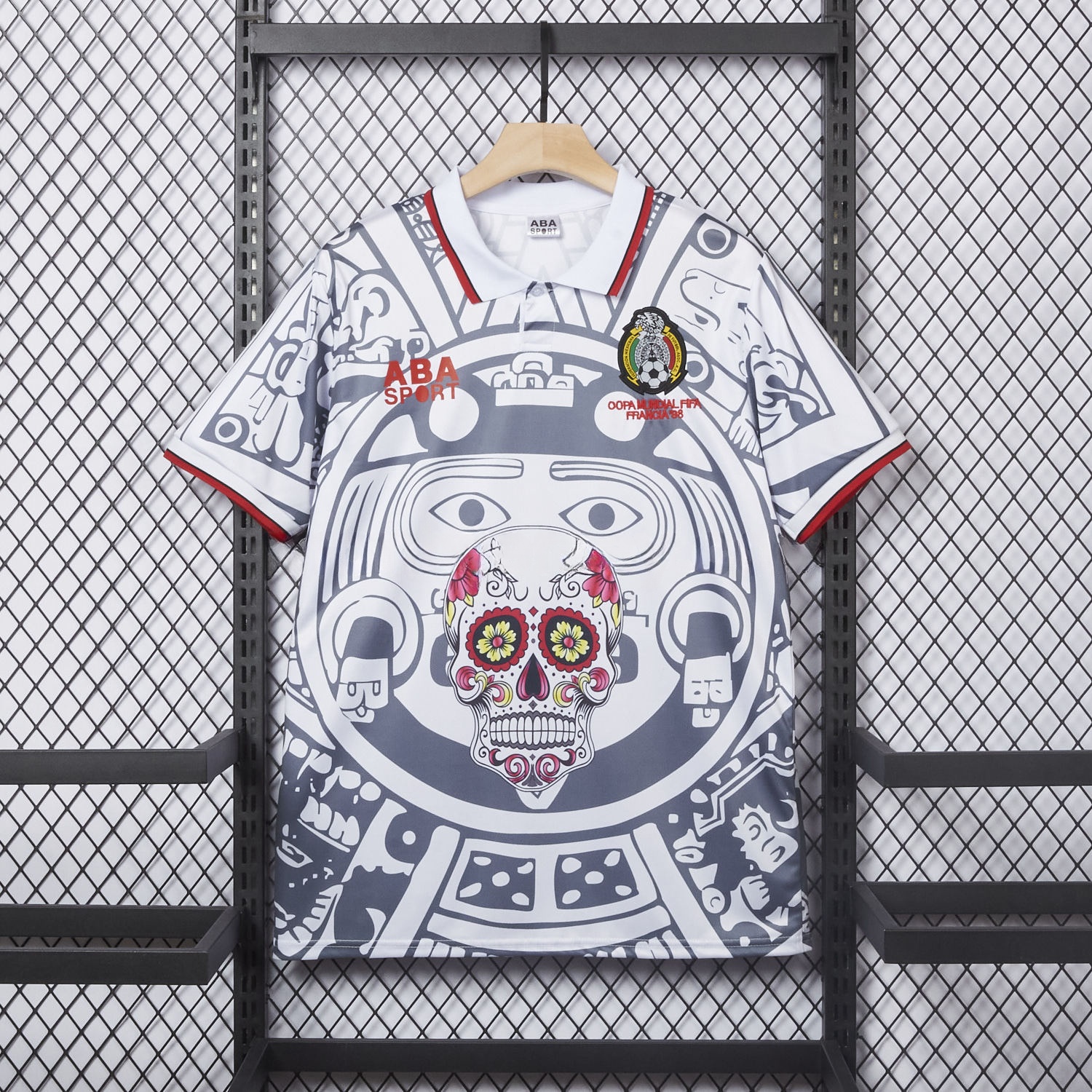 Retro Mexico 1998 Away Grey Special Edition Jersey - ReplicasJersey