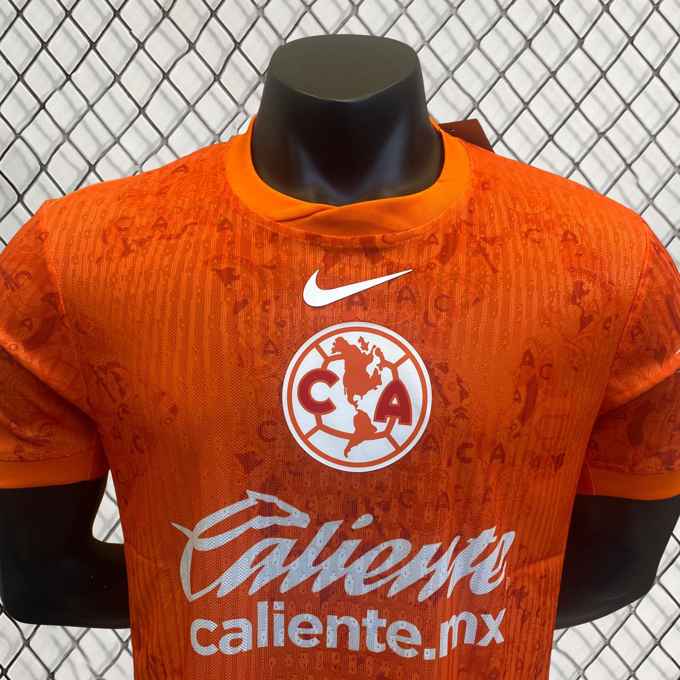 Club América 24-25 Orange Goalkeeper Jersey - Player Version - ReplicasJersey