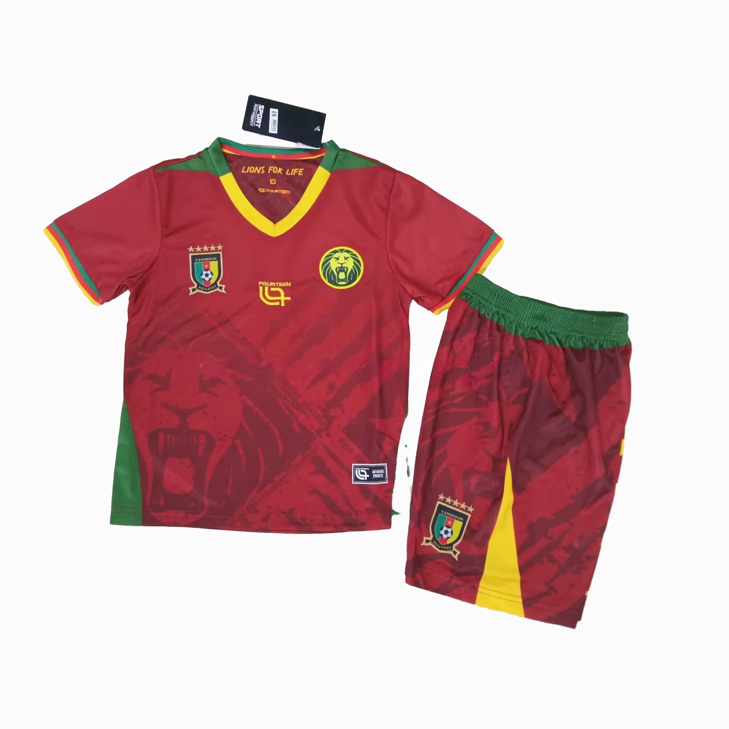 Cameroon 25-26 Away Kids Kit - ReplicasJersey