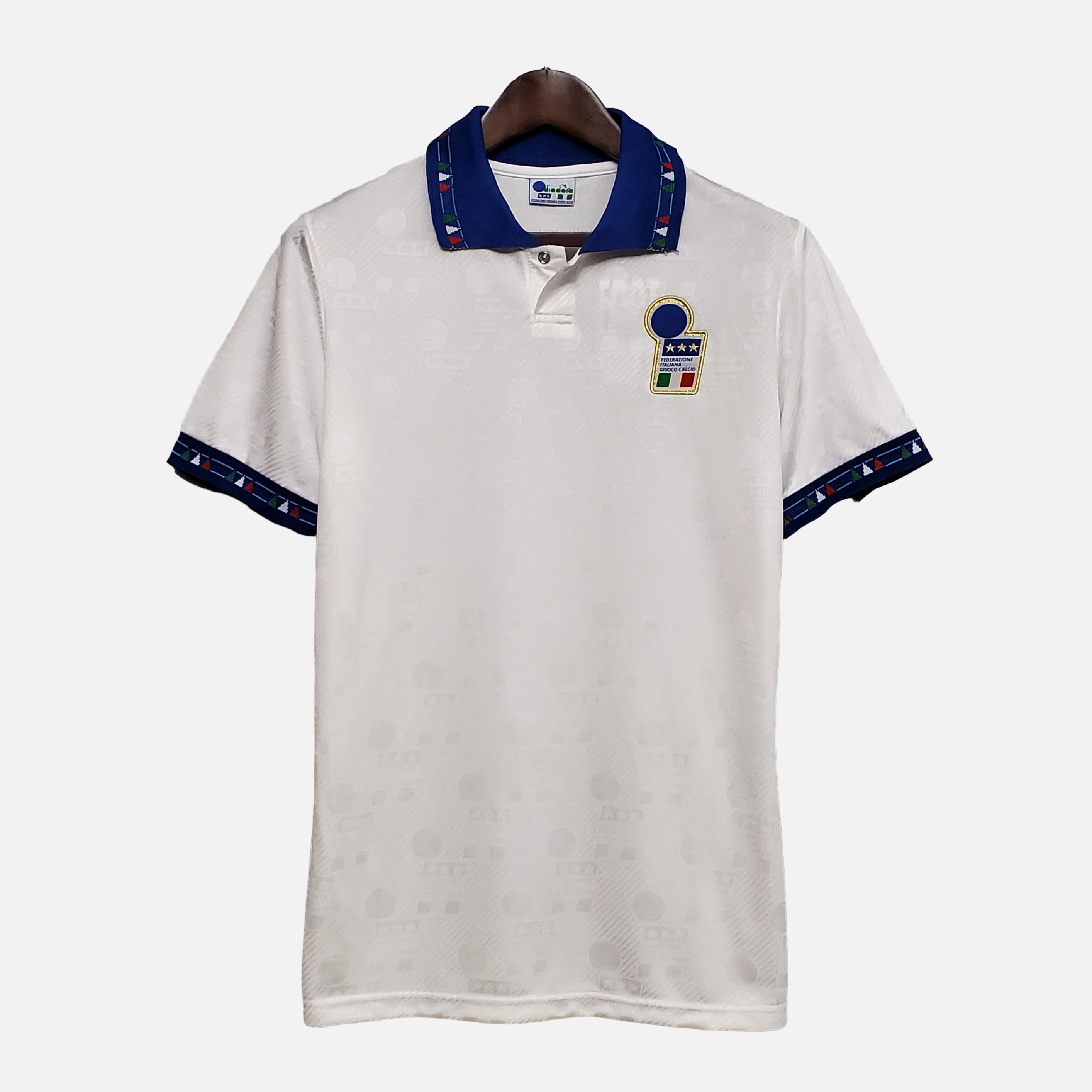 Retro Italy 1994 Away Stadium Jersey - ReplicasJersey