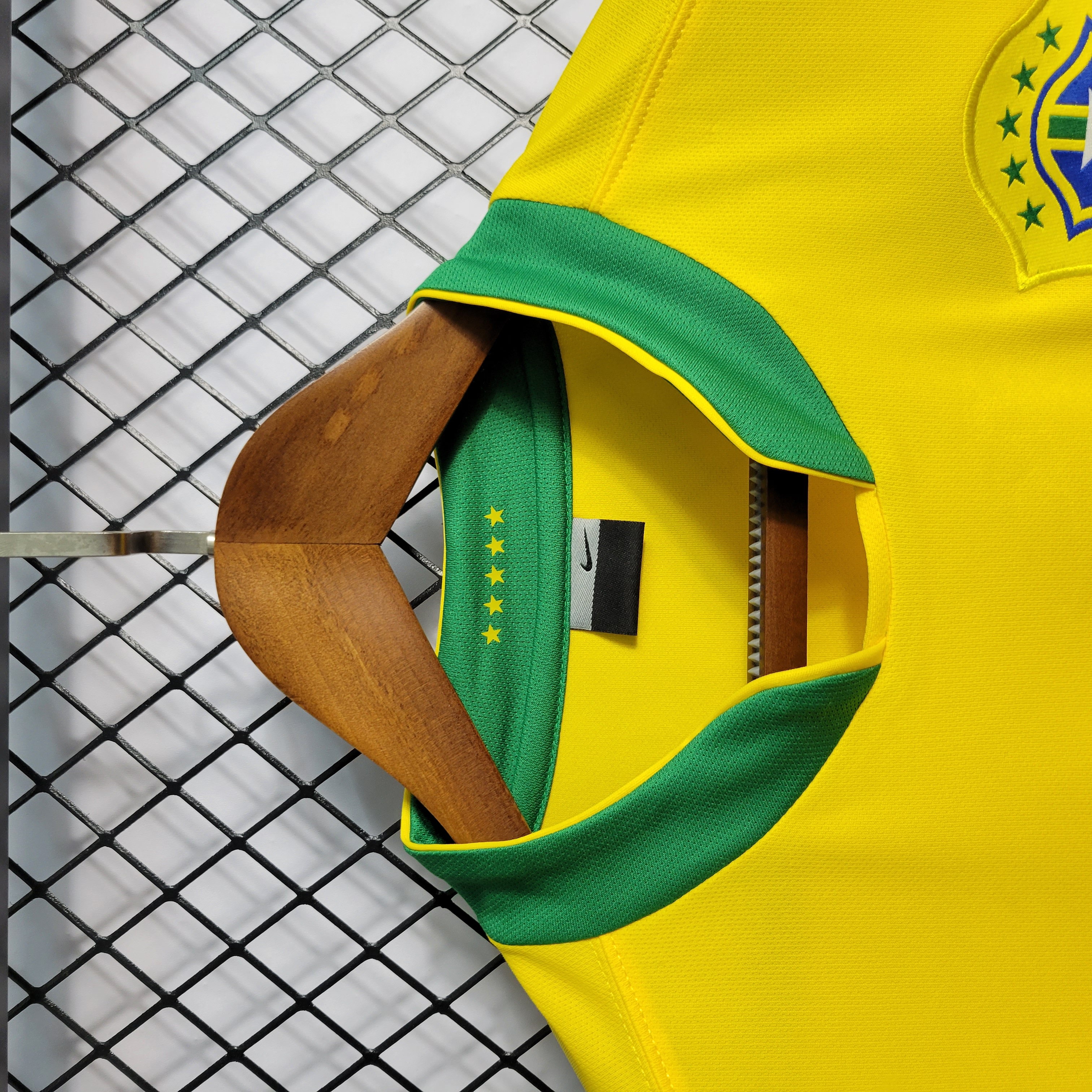 Retro Brazil 2006 Home Stadium Jersey - ReplicasJersey