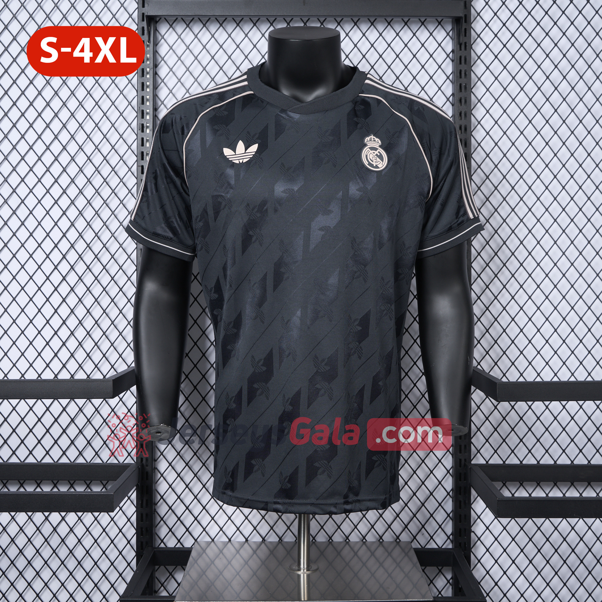 Real Madrid 24-25 Originals LFSTLR Jersey Charcoal - Player Version - ReplicasJersey