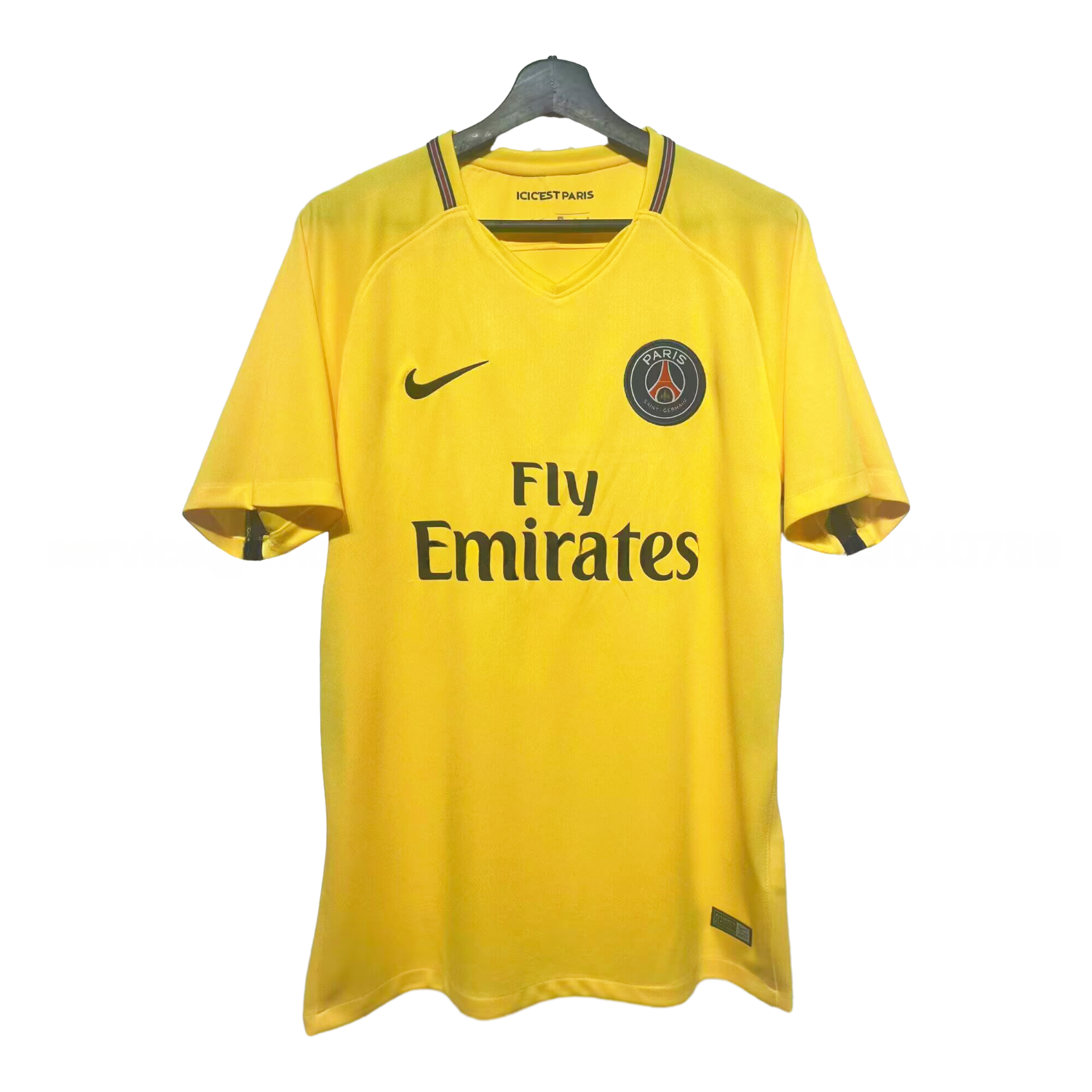 Retro Paris Saint-Germain PSG 2017-18 Away Jersey - ReplicasJersey