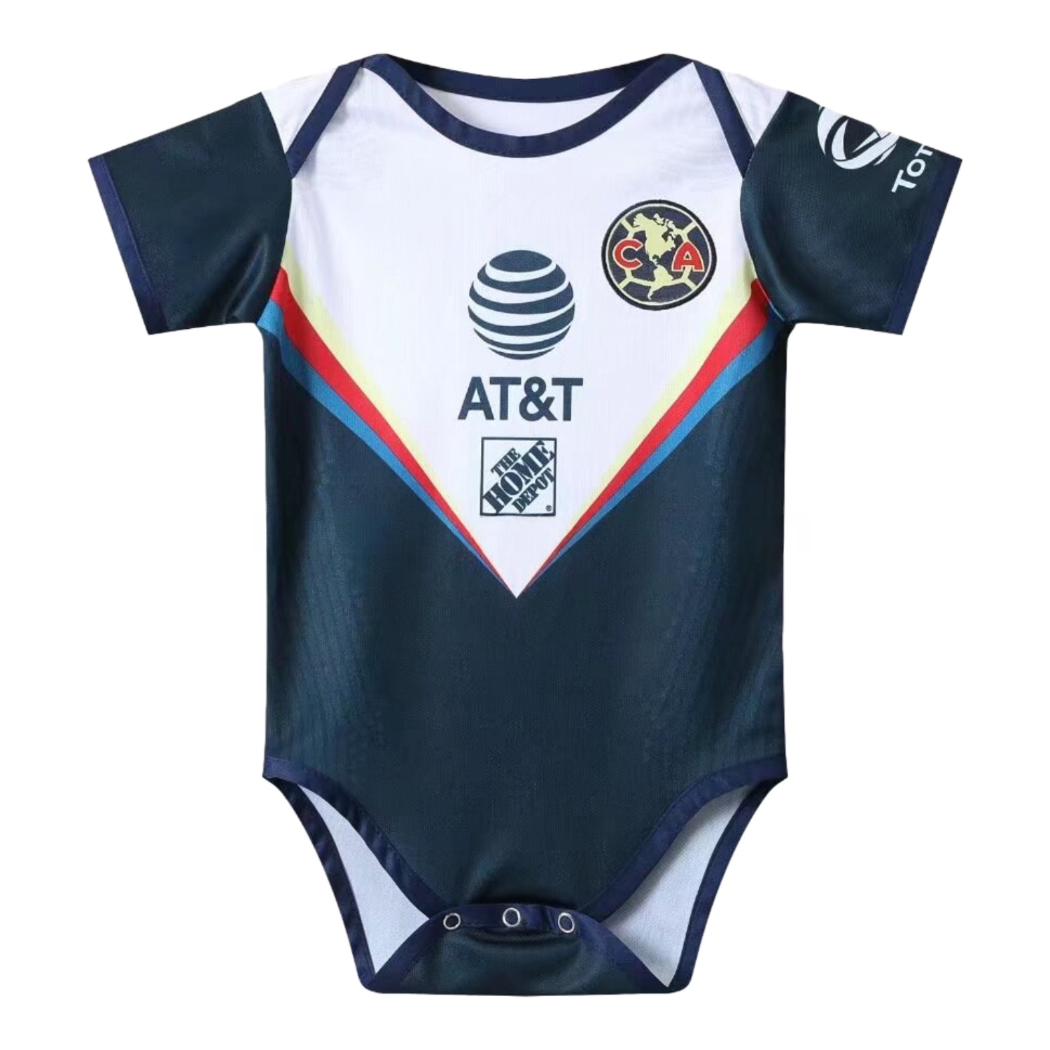 Retro Club América 20-21 Away Baby Crawling Suit - ReplicasJersey