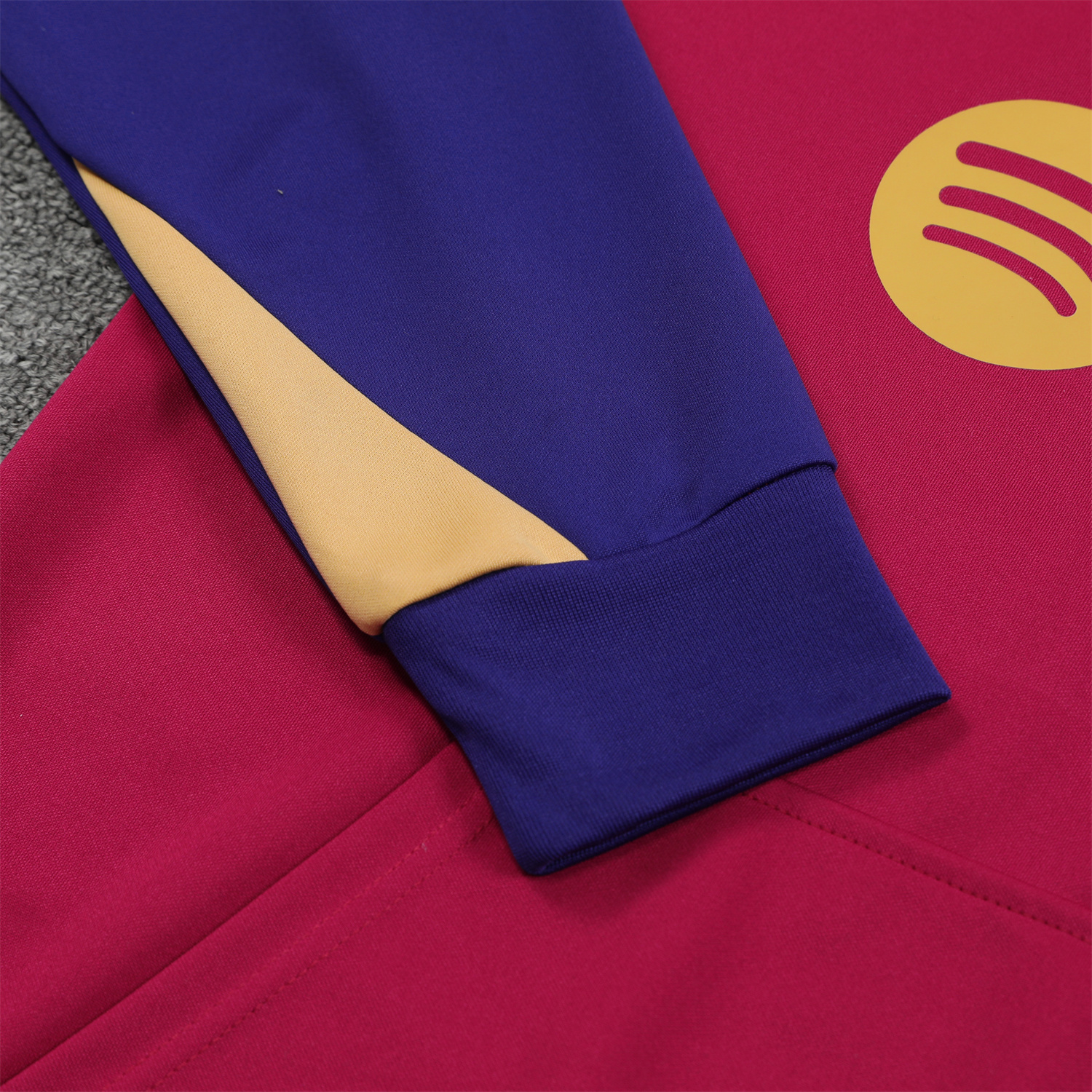 B.A.R.S.A 24-25 Training Hoodie Set - Red Hoodie and Deep Blue Pants - ReplicasJersey
