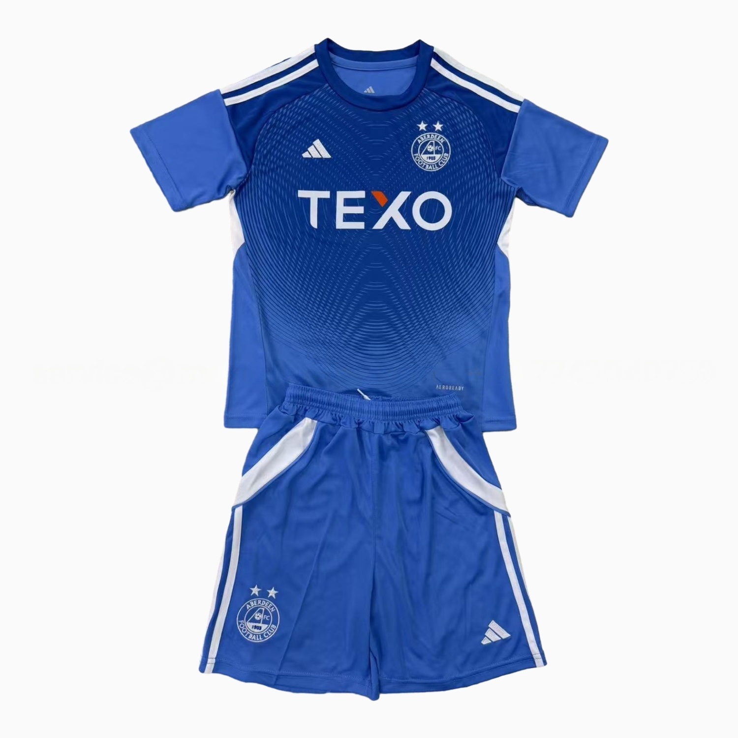 Aberdeen 25-26 Blue Goalkeeper Men's Adult Jersey Set - Fans Version - ReplicasJersey