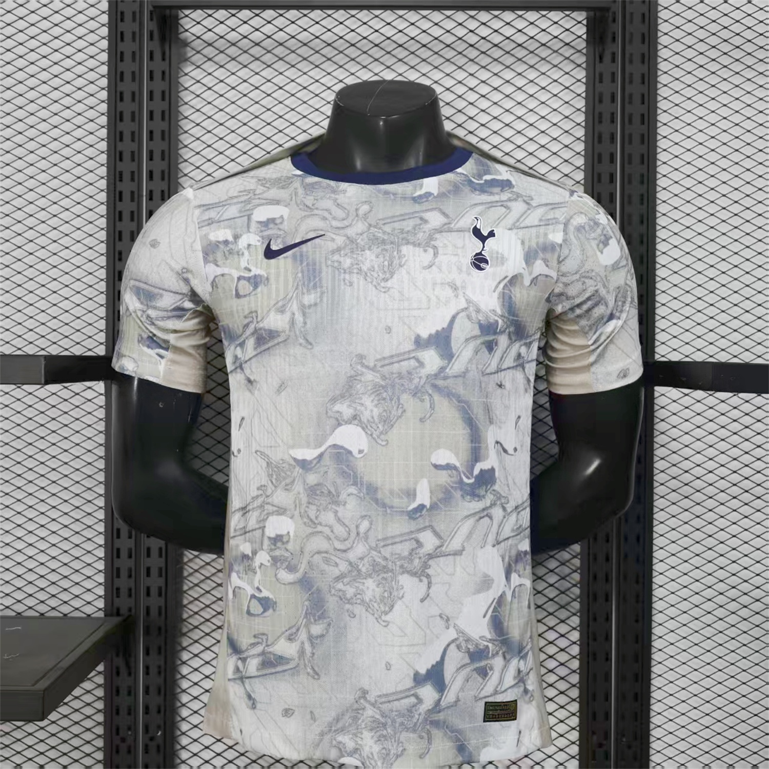 Tottenham Hotspur 25-26 Grey Pre-Match Training Jersey - Player Version - ReplicasJersey