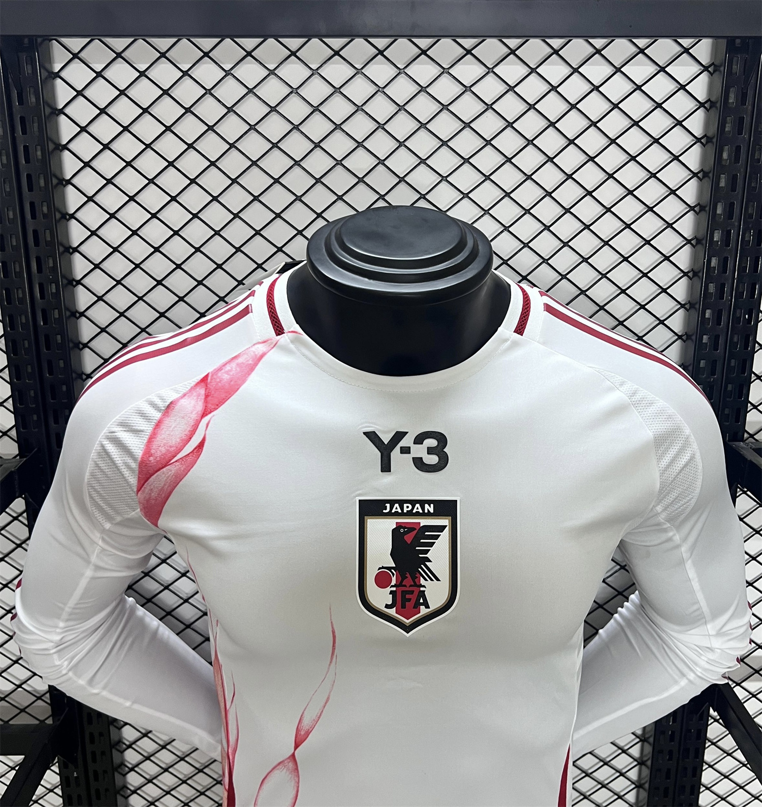 Japan 2024 Y3 Away Long Sleeve Jersey - Player Version - ReplicasJersey