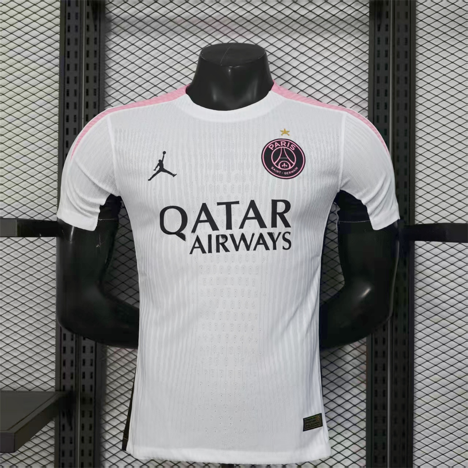 Paris Saint-Germain PSG 25-26 White Pre-Match Training Jersey - Player Version - ReplicasJersey
