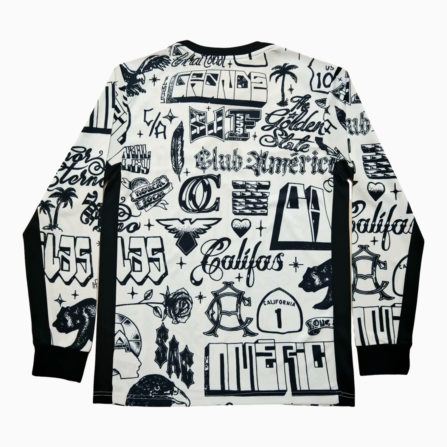 Club América 24-25 Pre-match 2 White Training Long Sleeves Jersey - Fans Version - ReplicasJersey