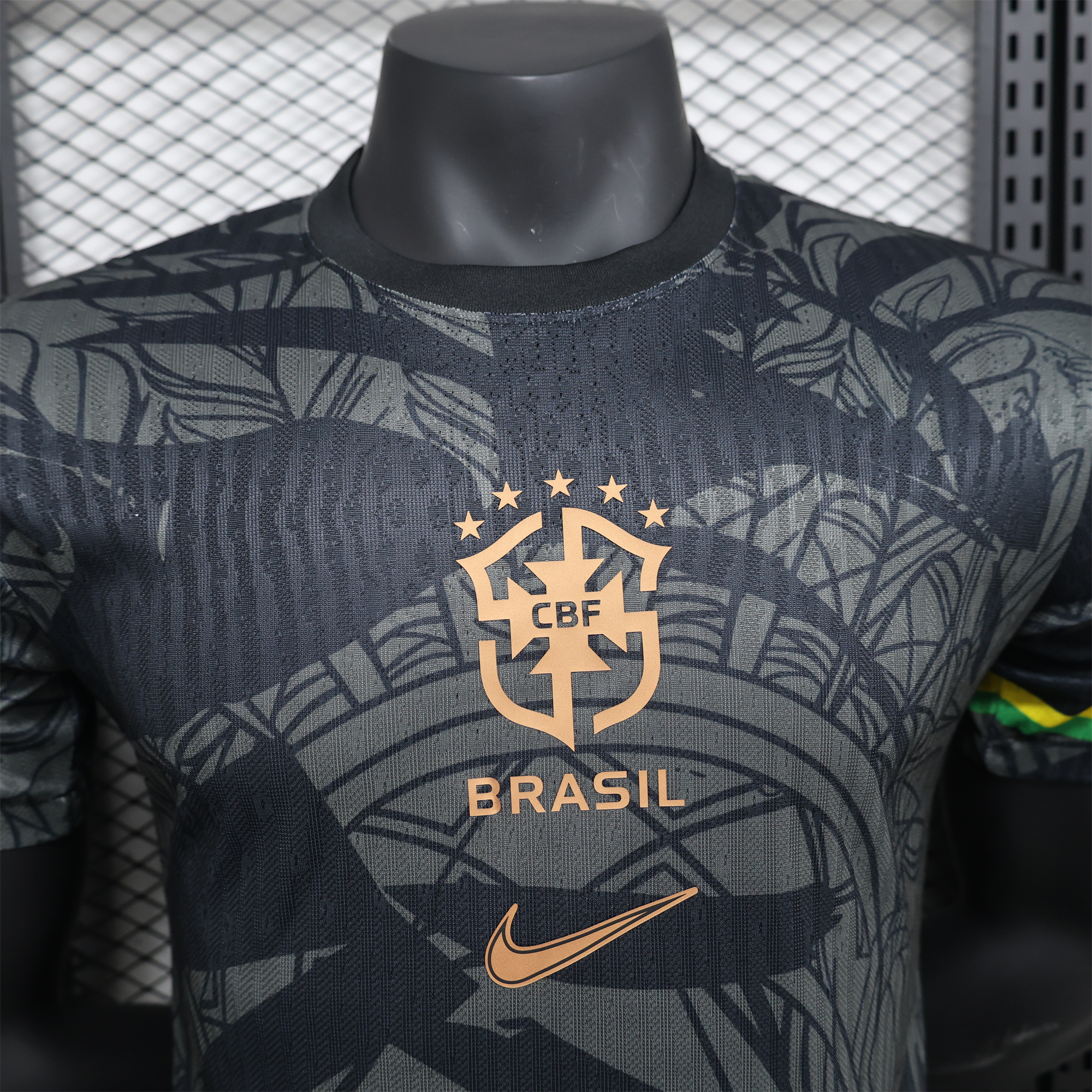 Brazil 2024 Black Face Graffiti Jersey - Player Version - ReplicasJersey
