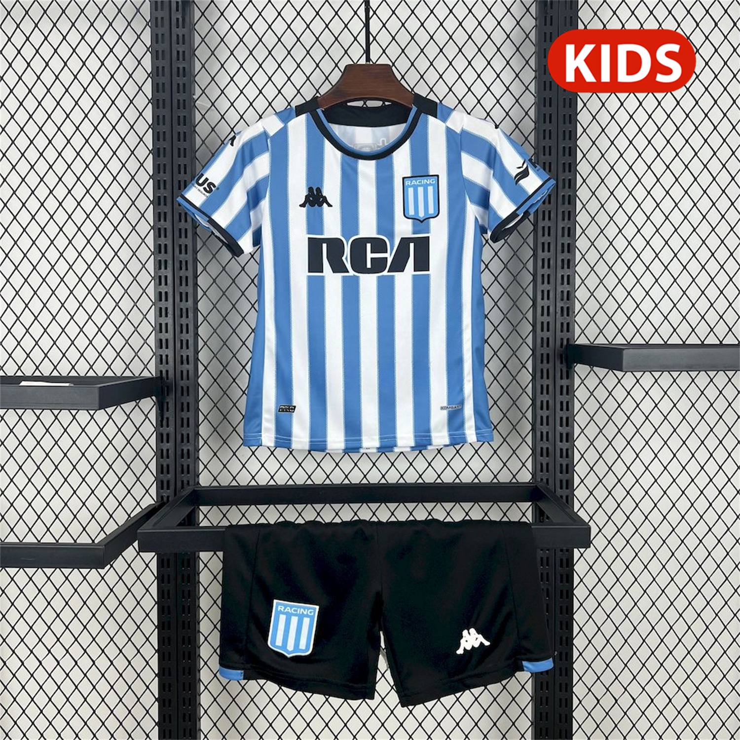 Racing Club de Avellaneda 24-25 Home Kids Kit - ReplicasJersey