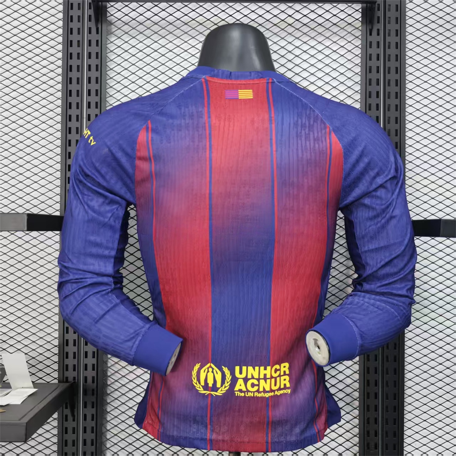 B.A.R.S.A 25-26 Home Long Sleeves Jersey (Leaked Version 2) - Player Version - ReplicasJersey