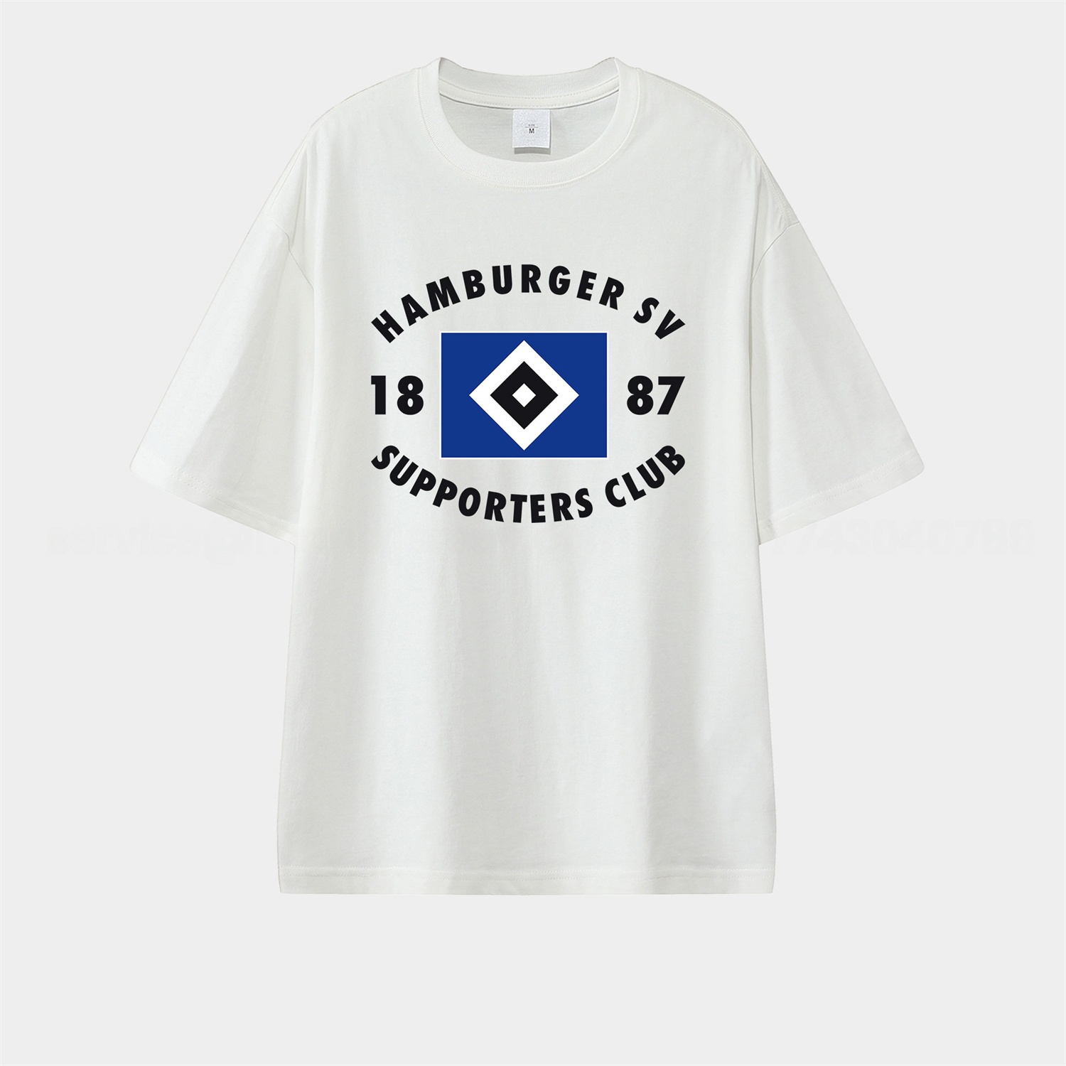 Hamburger SV 1887 Supporters Club Unisex Pure Cotton T-shirt - ReplicasJersey