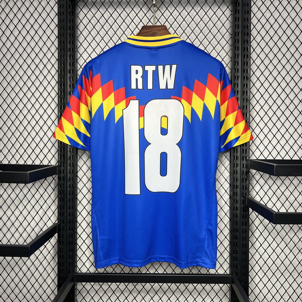 Corteiz x Retro Club América 1995-96 Away Jersey - with RTW 18 print - ReplicasJersey
