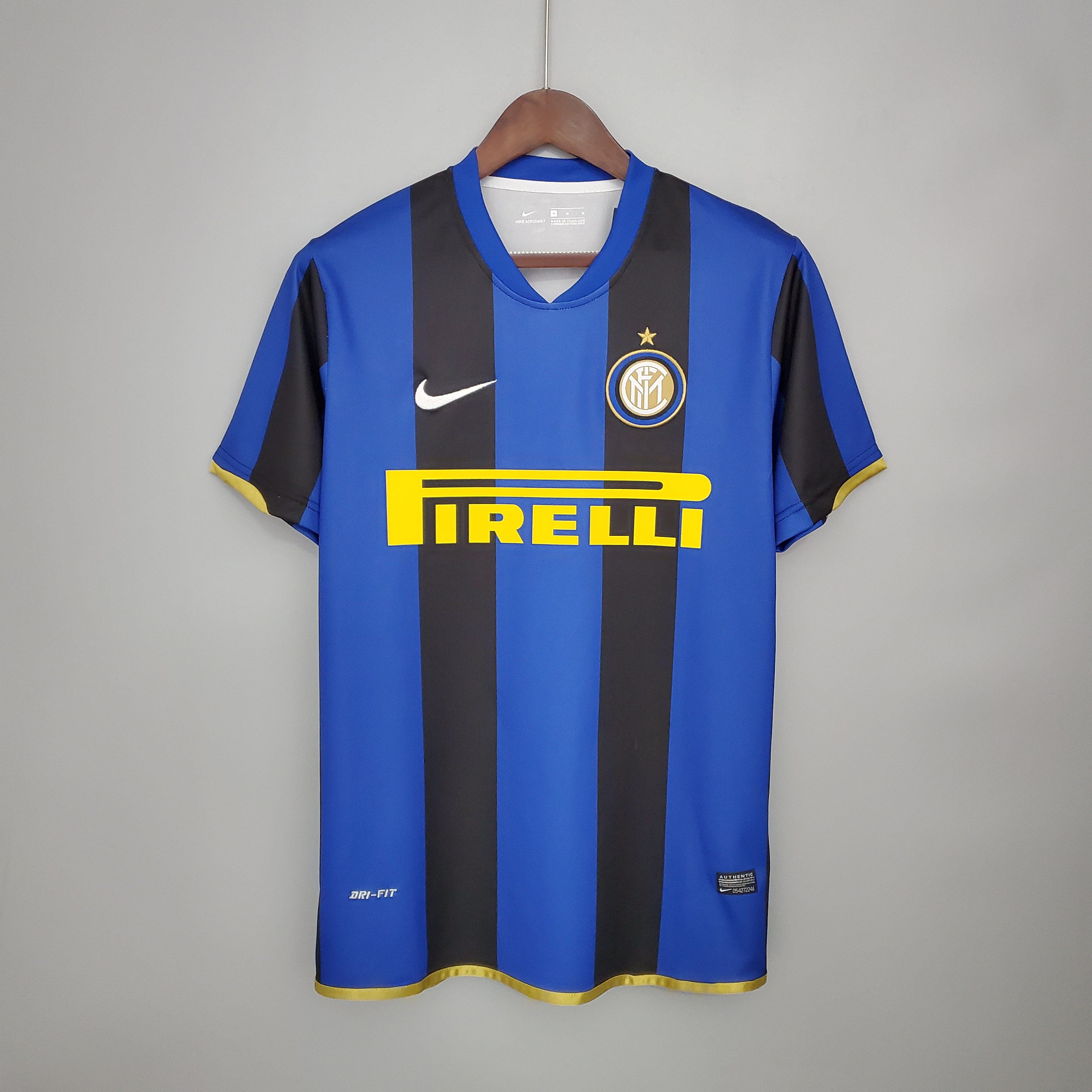 Retro Inter Milan 08-09 Home Stadium Jersey - ReplicasJersey