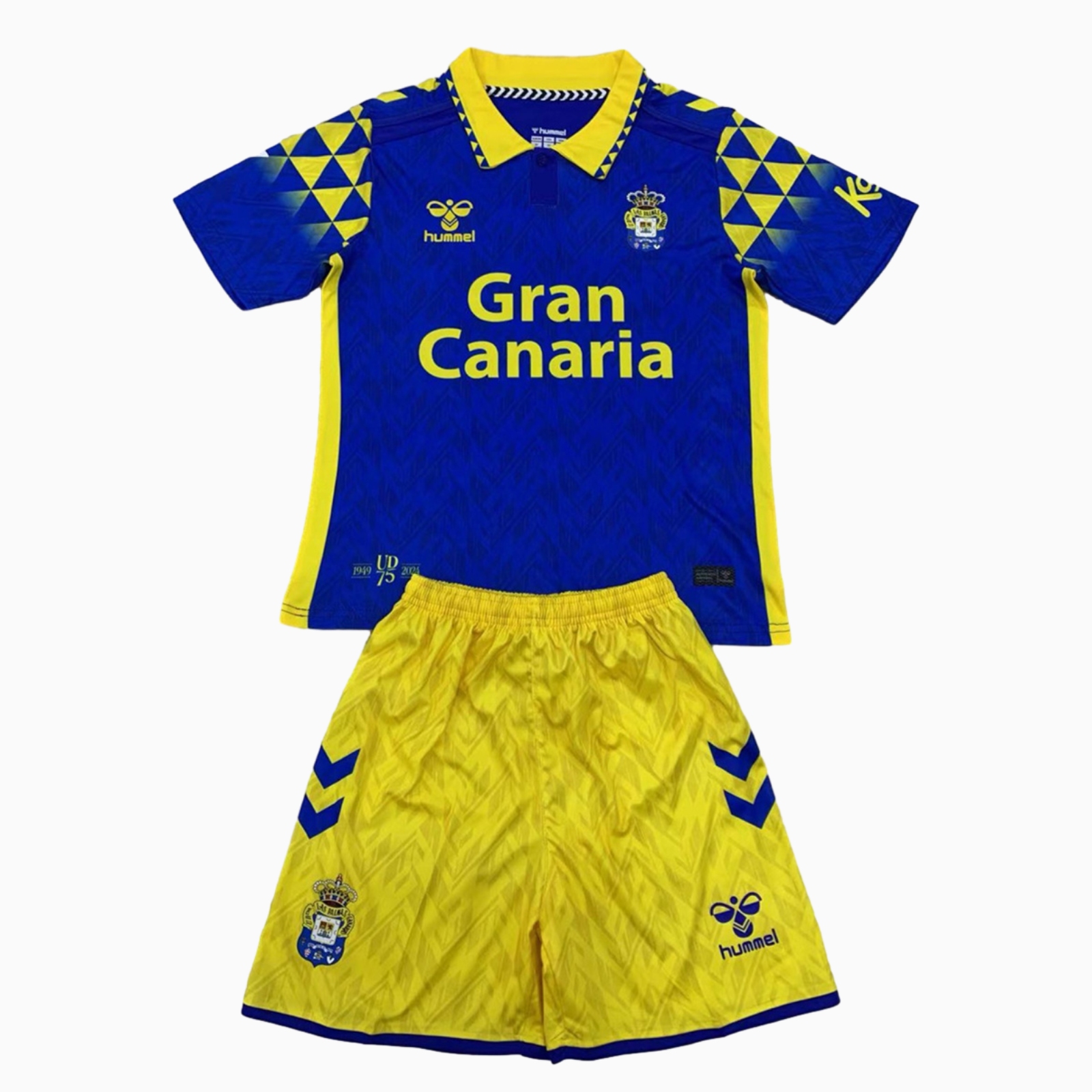 Las Palmas 24-25 Away Men's Adult Jersey Set - Fans Version - ReplicasJersey