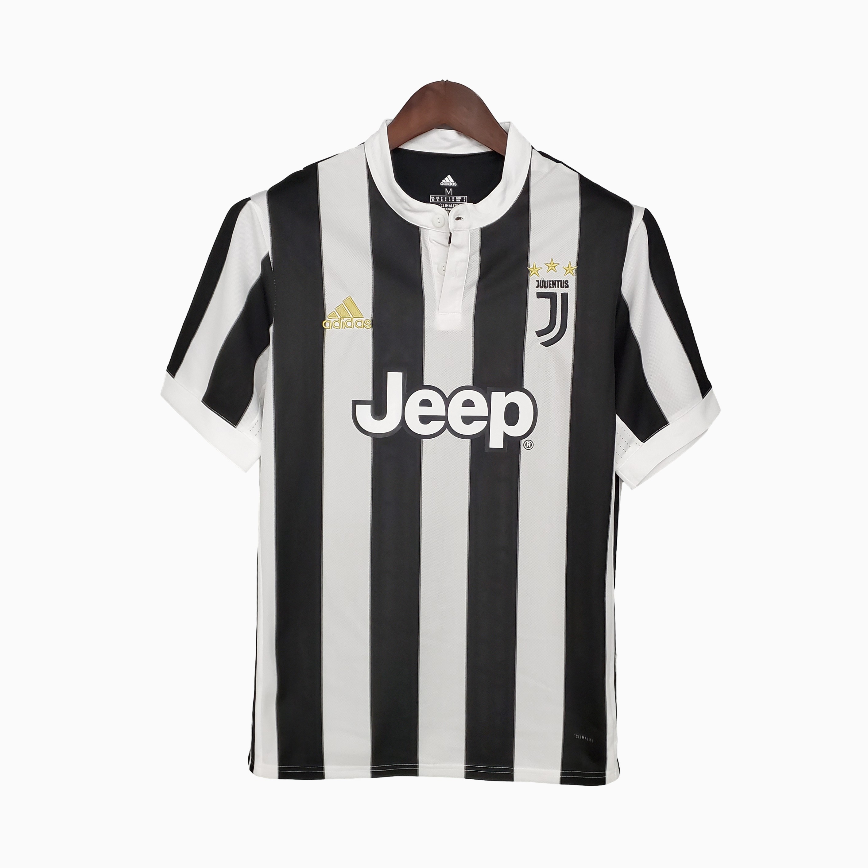 Retro Juventus 2017-18 Home Stadium Jersey - ReplicasJersey