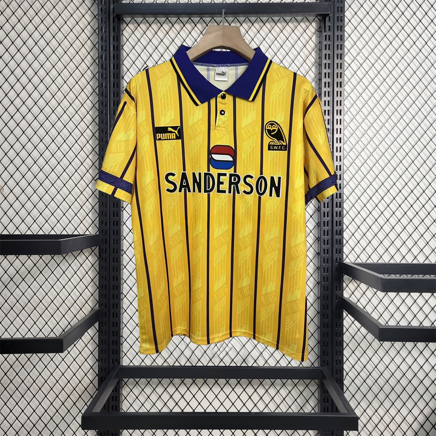 Retro Sheffield Wednesday 1994-95 Away Jersey - ReplicasJersey