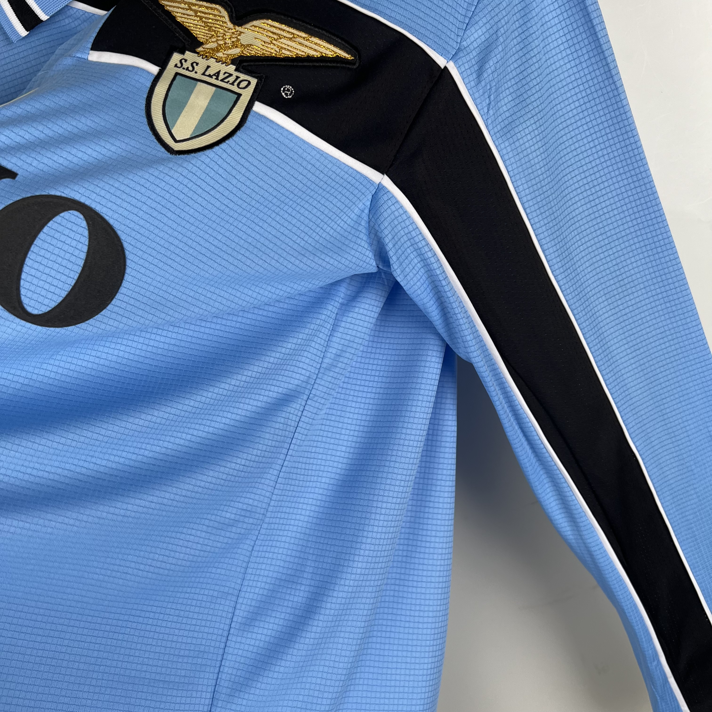 Retro Lazio 1998-00 Home Stadium Long Sleeve Jersey - ReplicasJersey