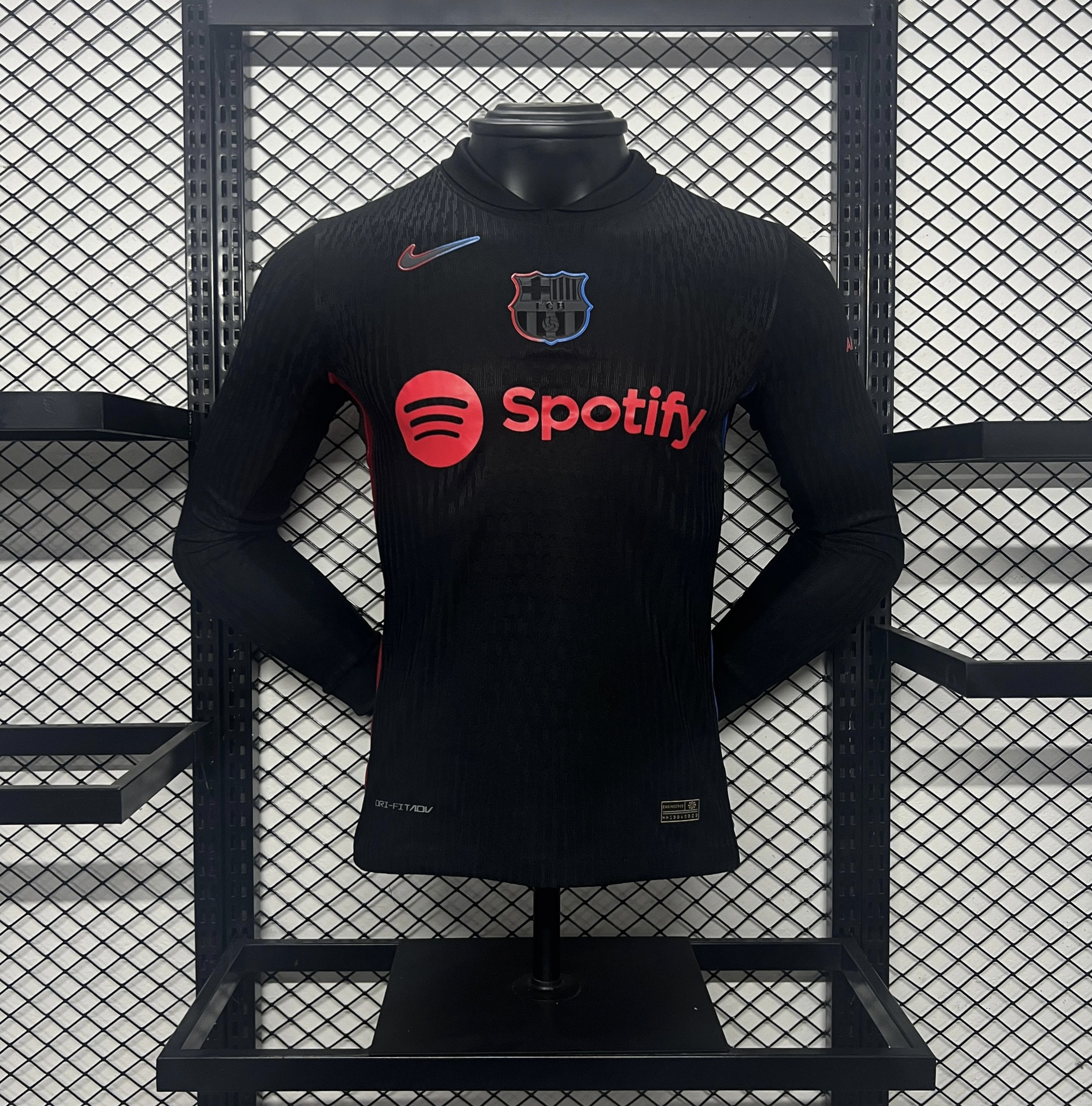 B.A.R.S.A 24-25 Away Long Sleeve Jersey - Player Version - ReplicasJersey