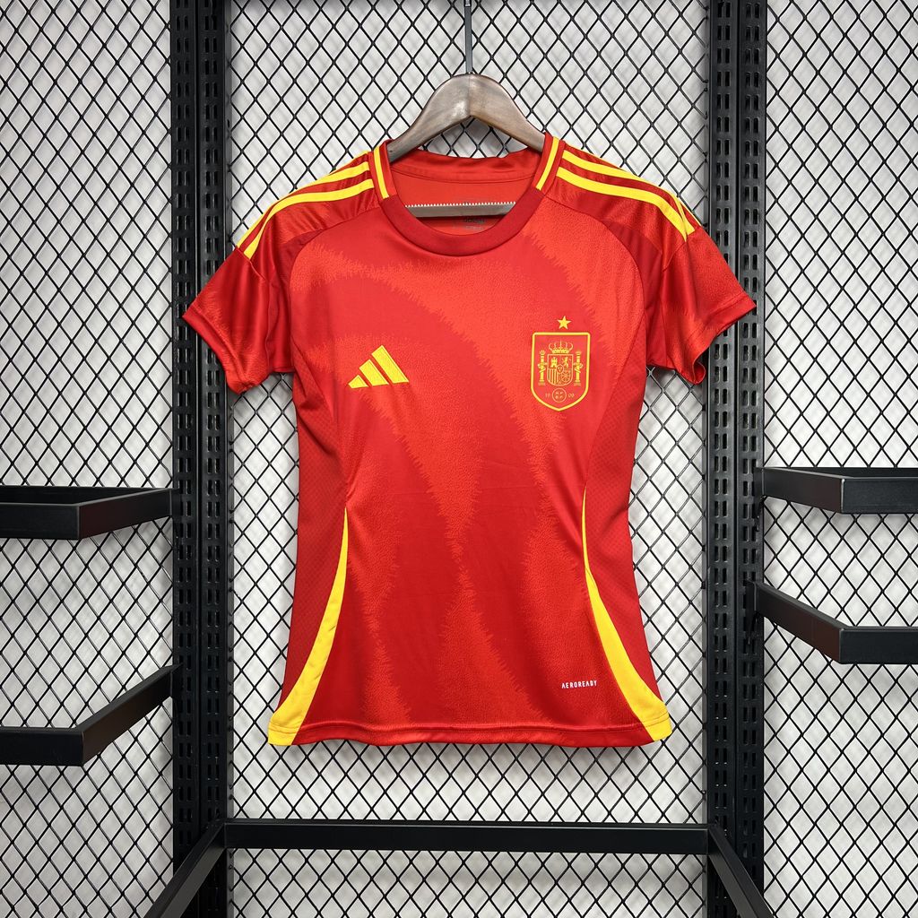 Women's Spain 2024 Home Stadium Jersey - ReplicasJersey
